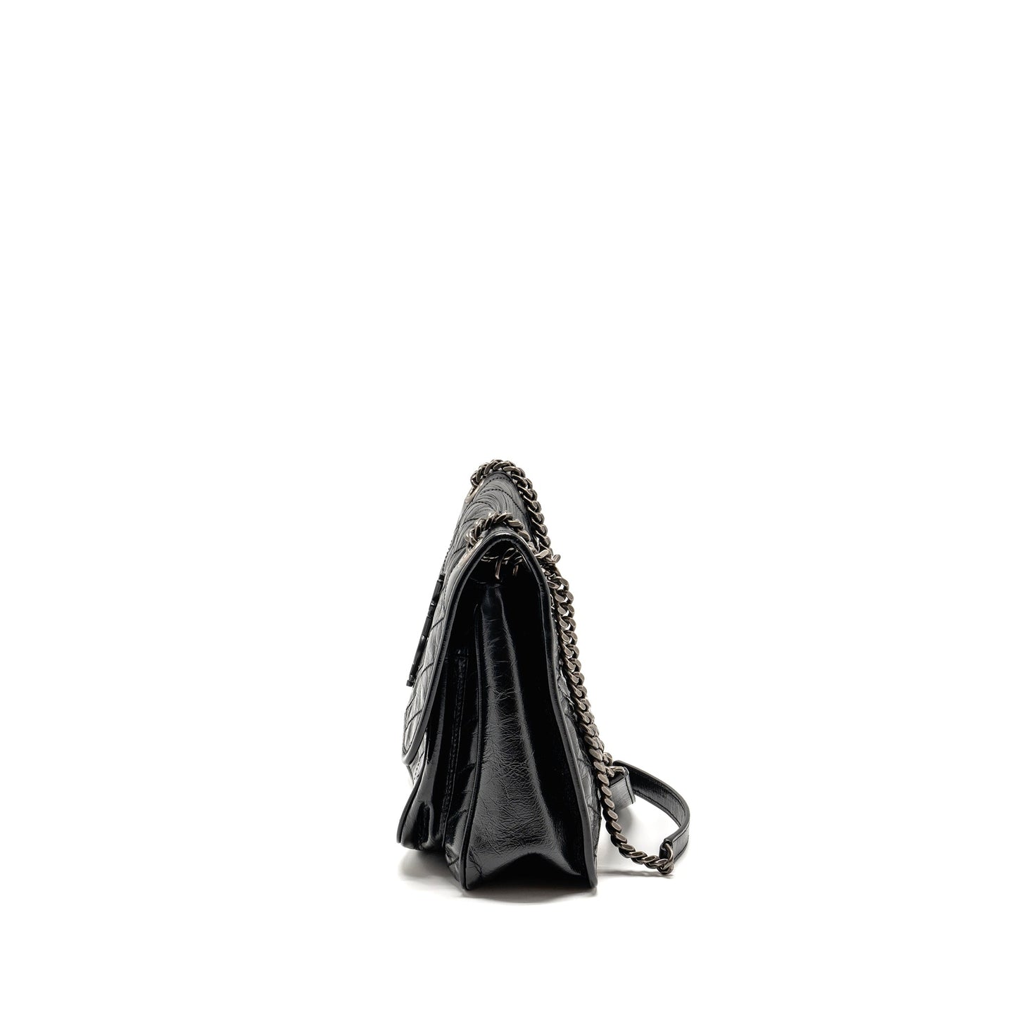 Saint Laurent/ Medium Niki Chain Purse   Calfskin Black