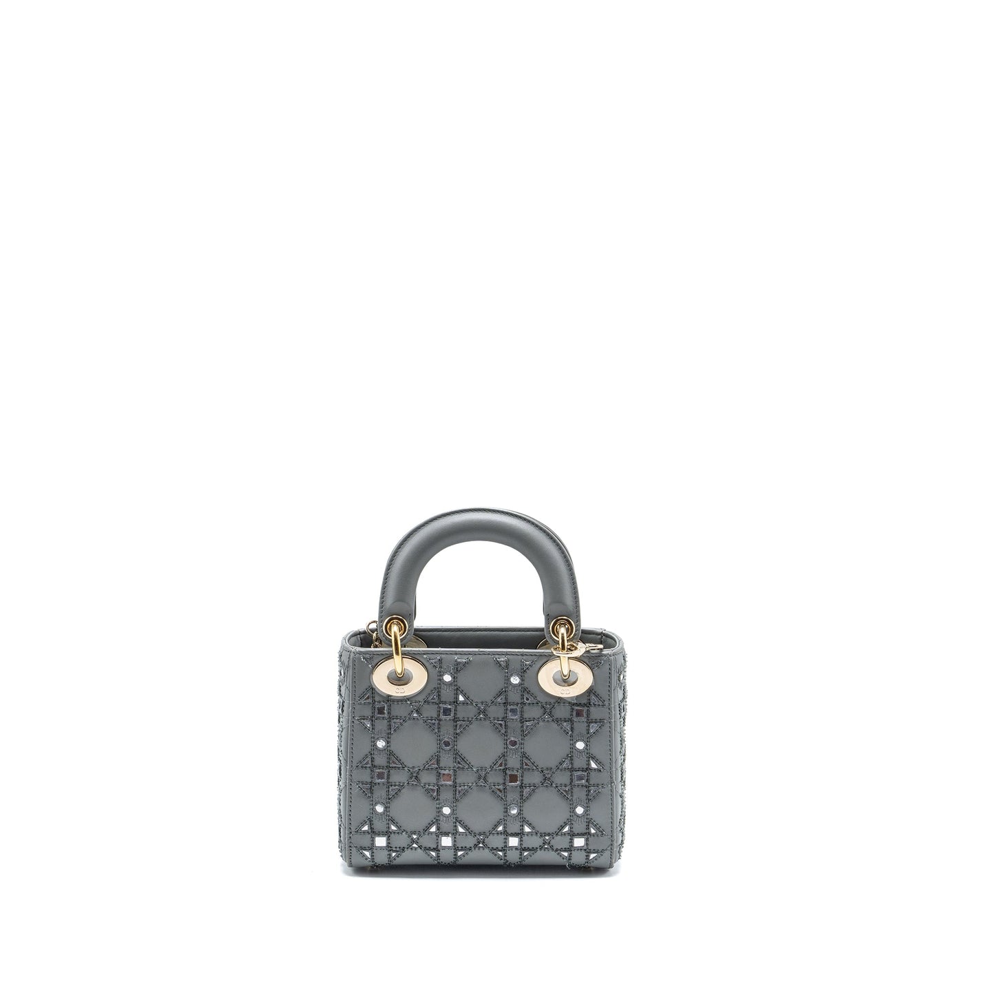 Dior Mini Lady Dior Limited Edition Lambskin Grey