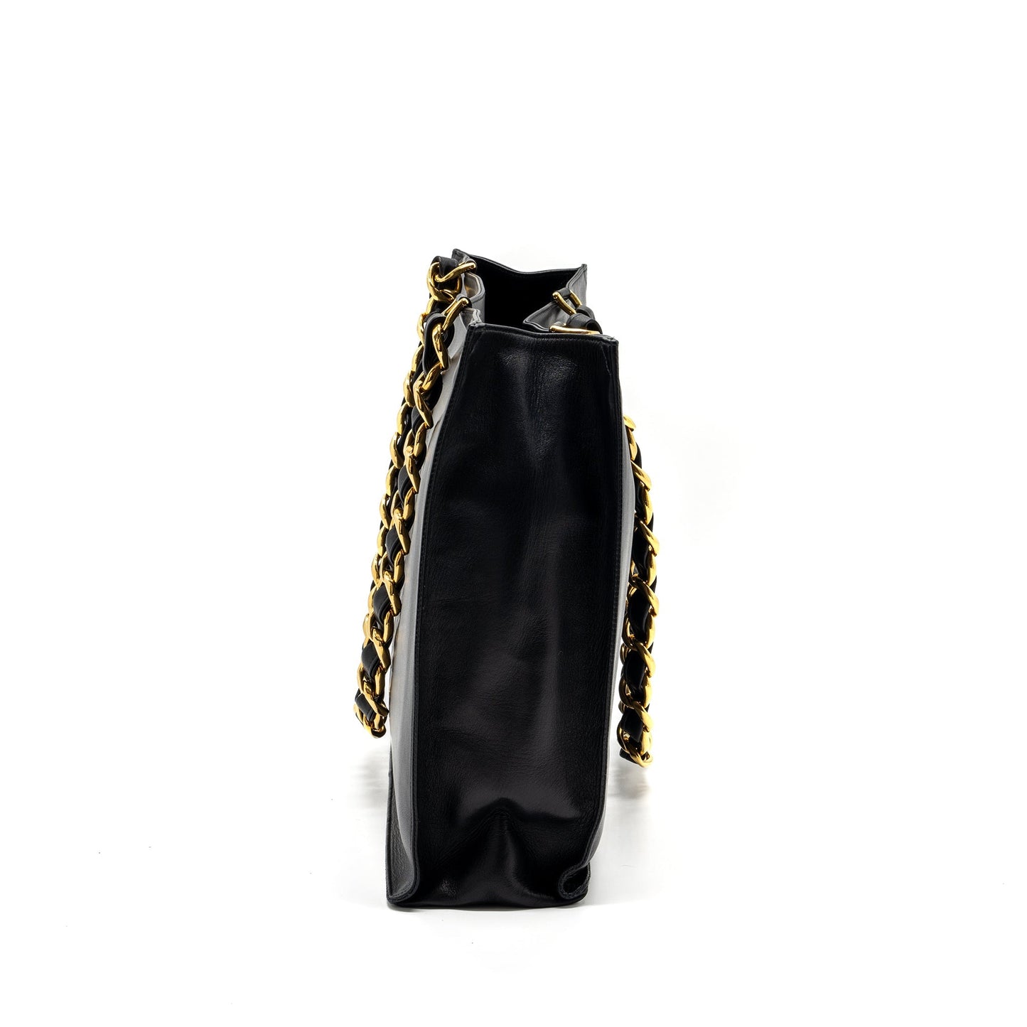 Chanel   Tote Bag Calfskin Black GHW