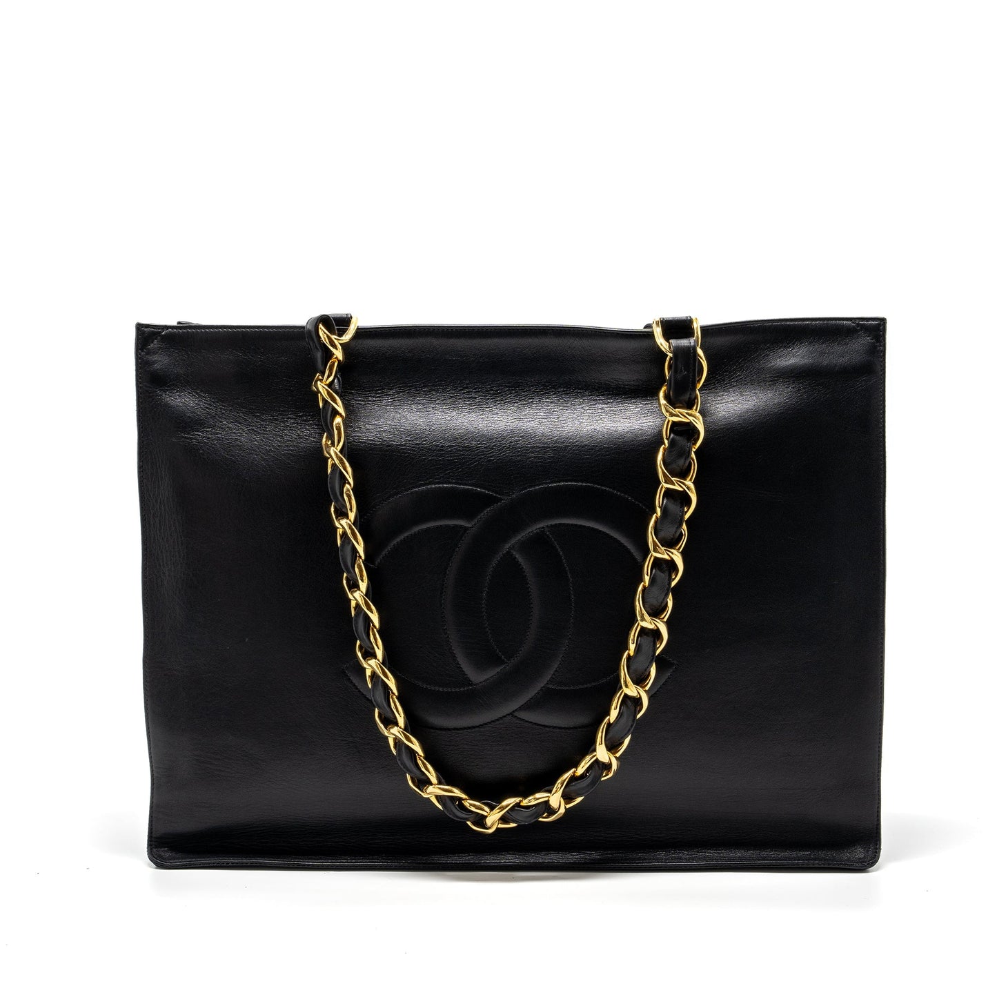 Chanel   Tote Bag Calfskin Black GHW