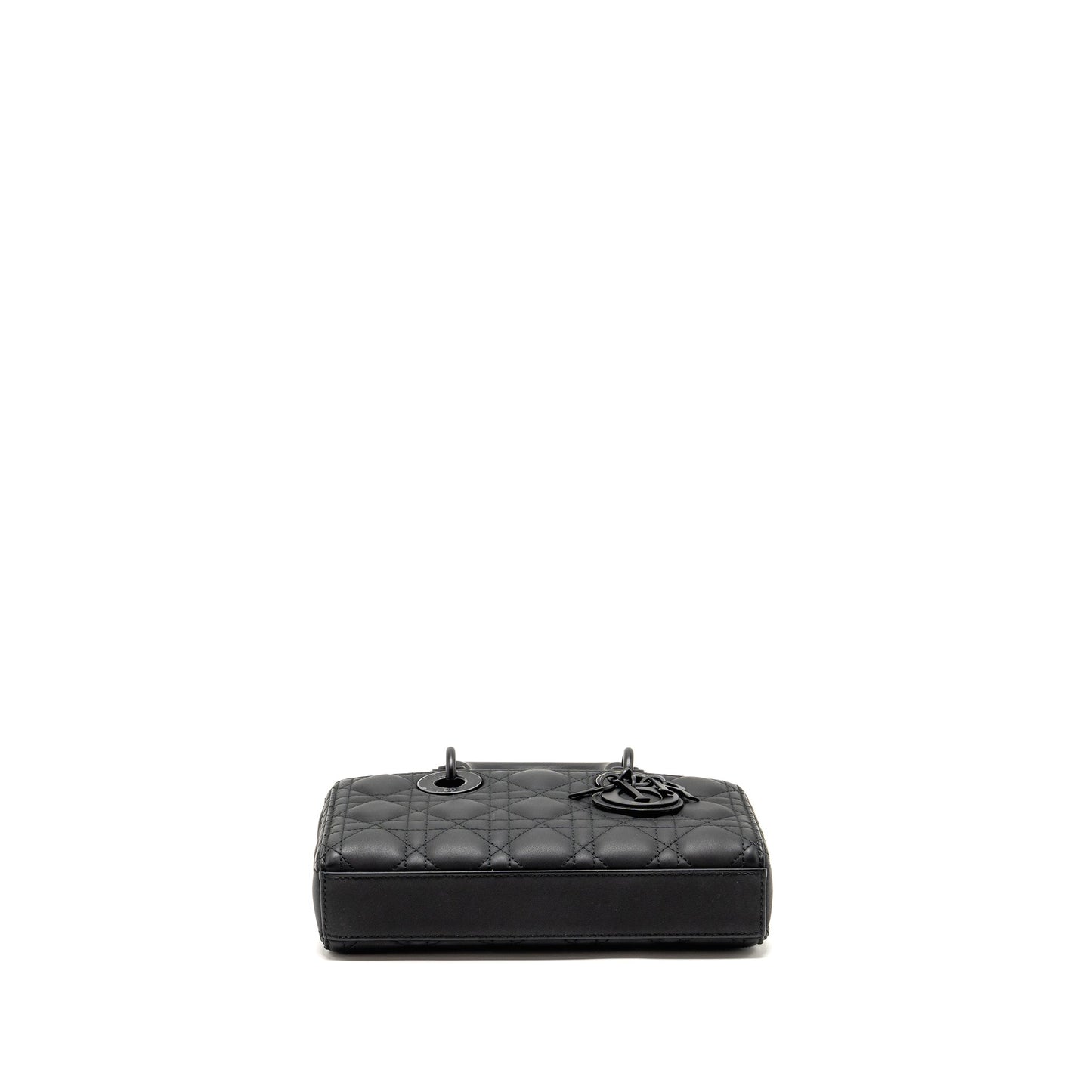 Dior Small Lady D-Joy Purse Black Ultramatte Calfskin So Black