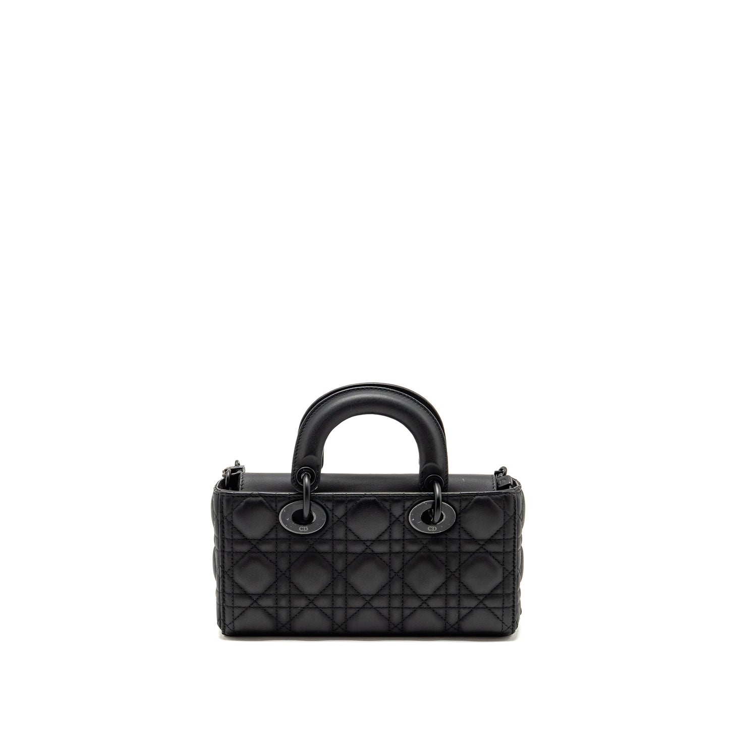Dior Small Lady D-Joy Purse Black Ultramatte Calfskin So Black