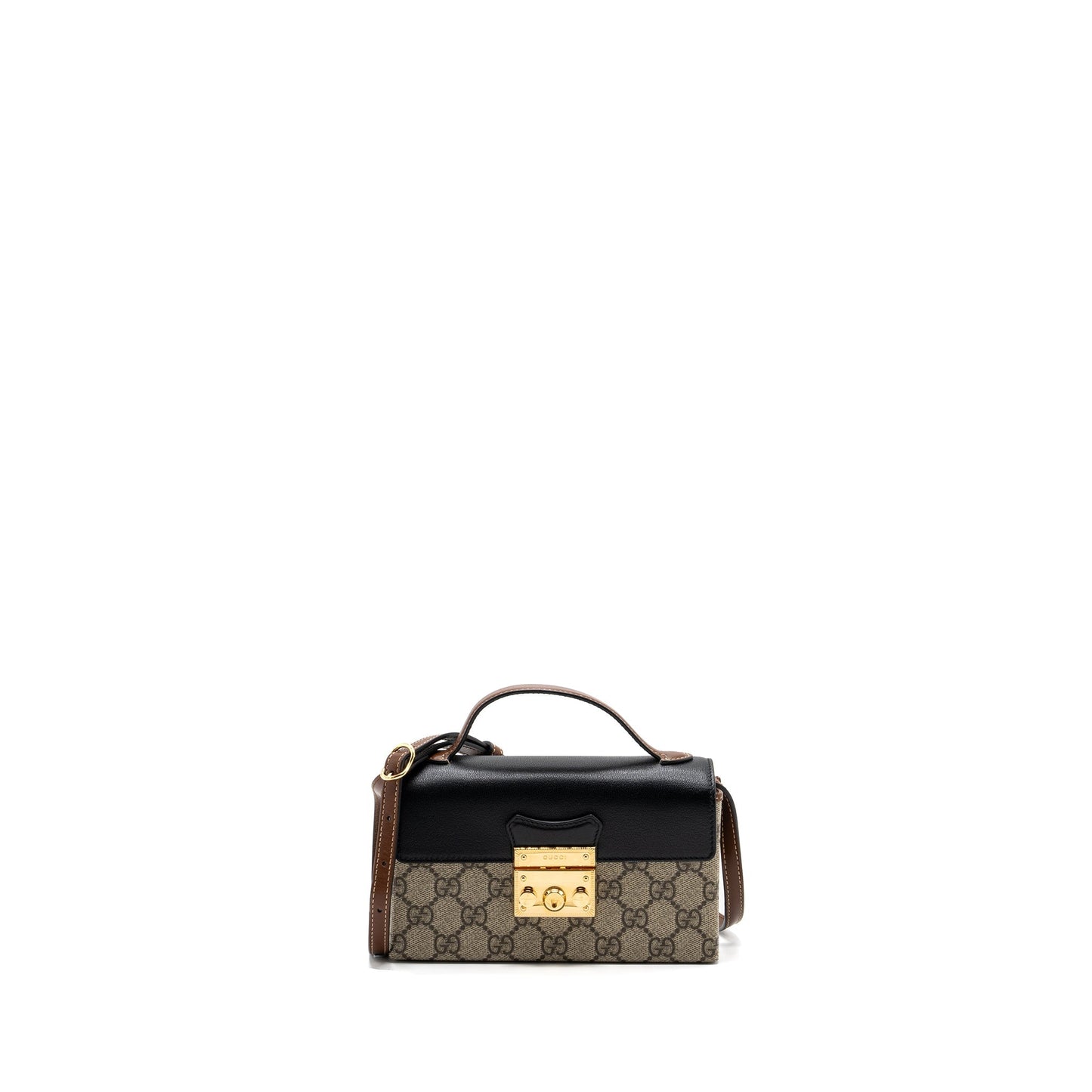 Gucci Padlock Mini Top Handle Bag GG Supreme Canvas/ Leather Multicolour