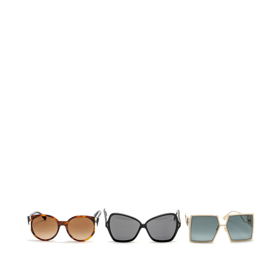 Dior / Luxury CELINE / Valentino Sunglasses Multicolour (Sell in Set)