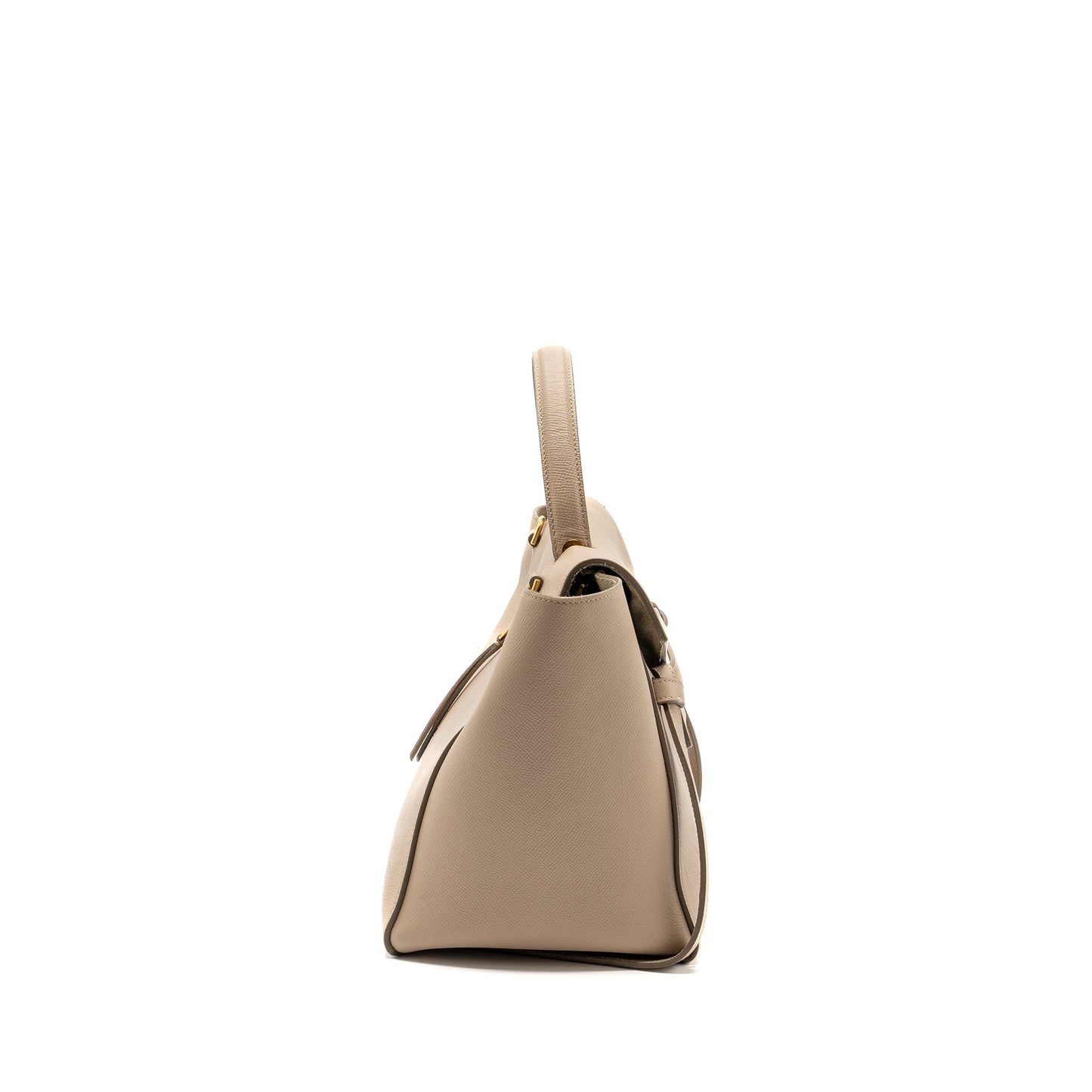 Celine Mini Belt Purse Calfskin Light Taupe