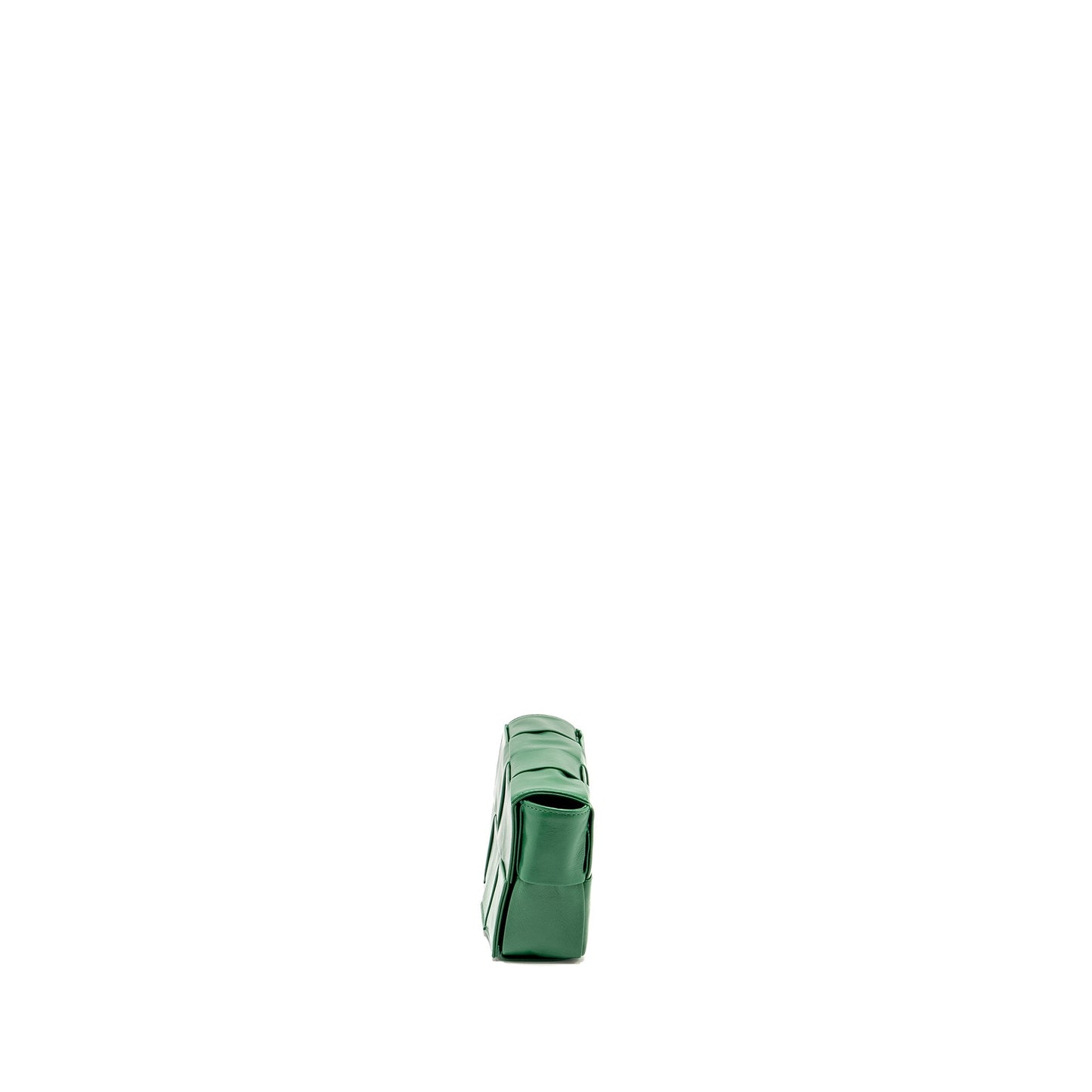 Bottega Veneta Cassette Belt Purse Calfskin Green