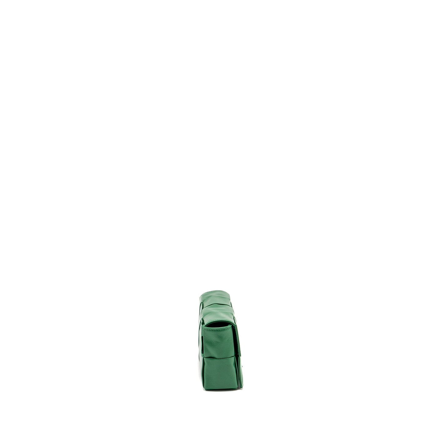 Bottega Veneta Cassette Belt Purse Calfskin Green