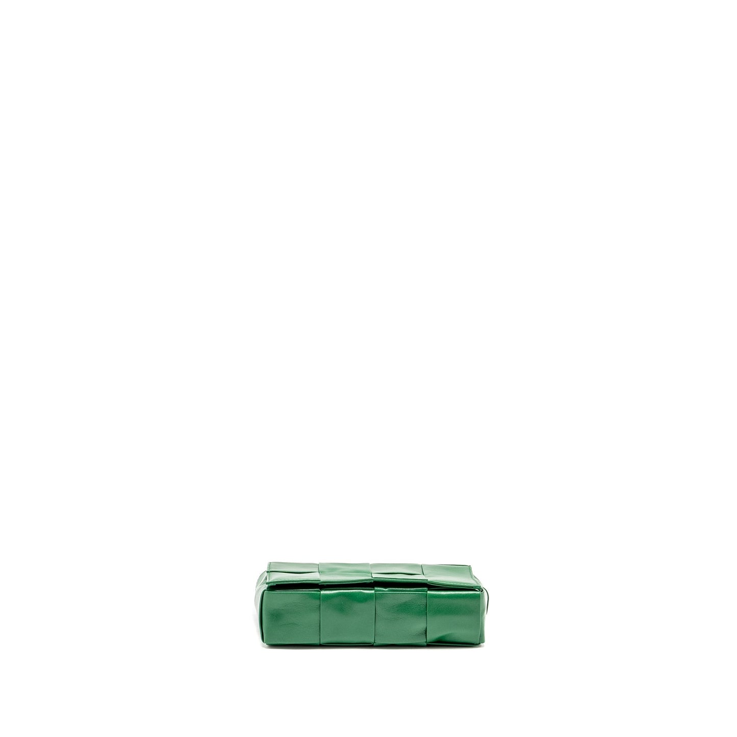 Bottega Veneta Cassette Belt Purse Calfskin Green