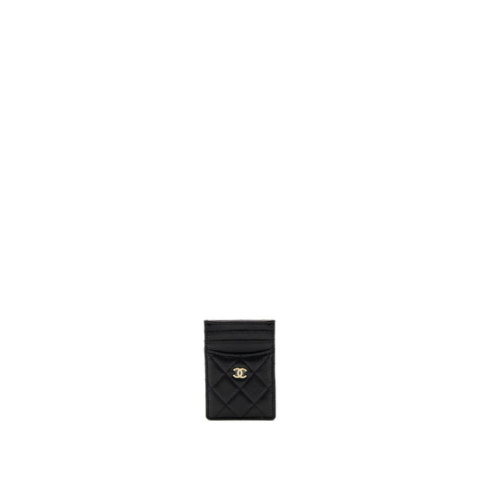 Chanel 23K Card Holder Caviar Black GHW(Microchip)