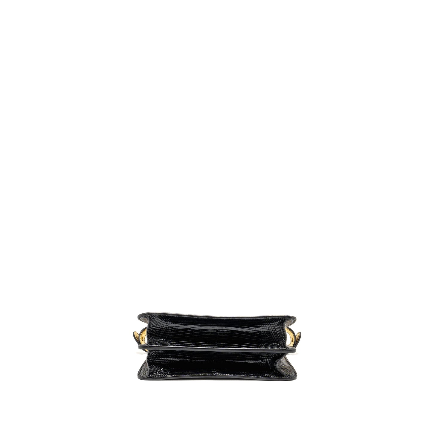 Fendi Peekaboo I See You Purse Lizard Black