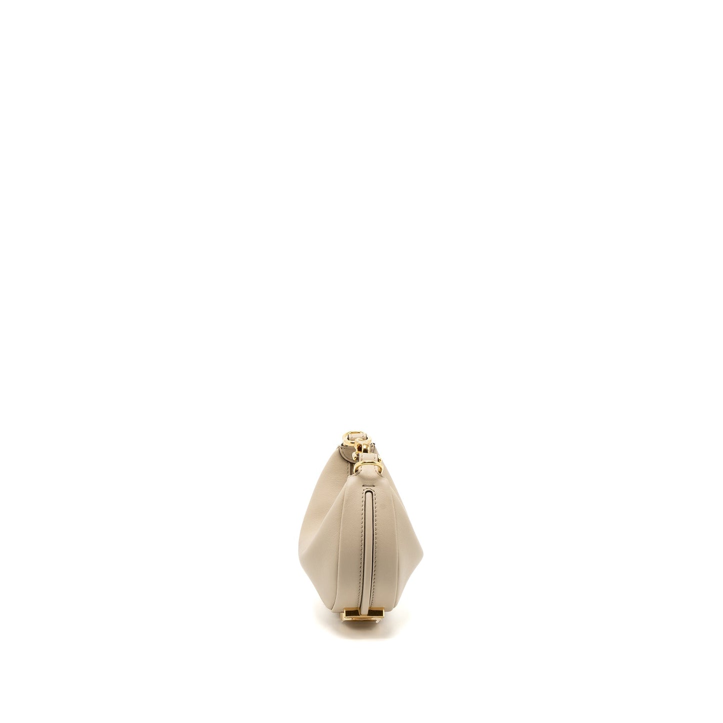 Fendi Nano Fendigraphy Leather Charm Calfskin Beige