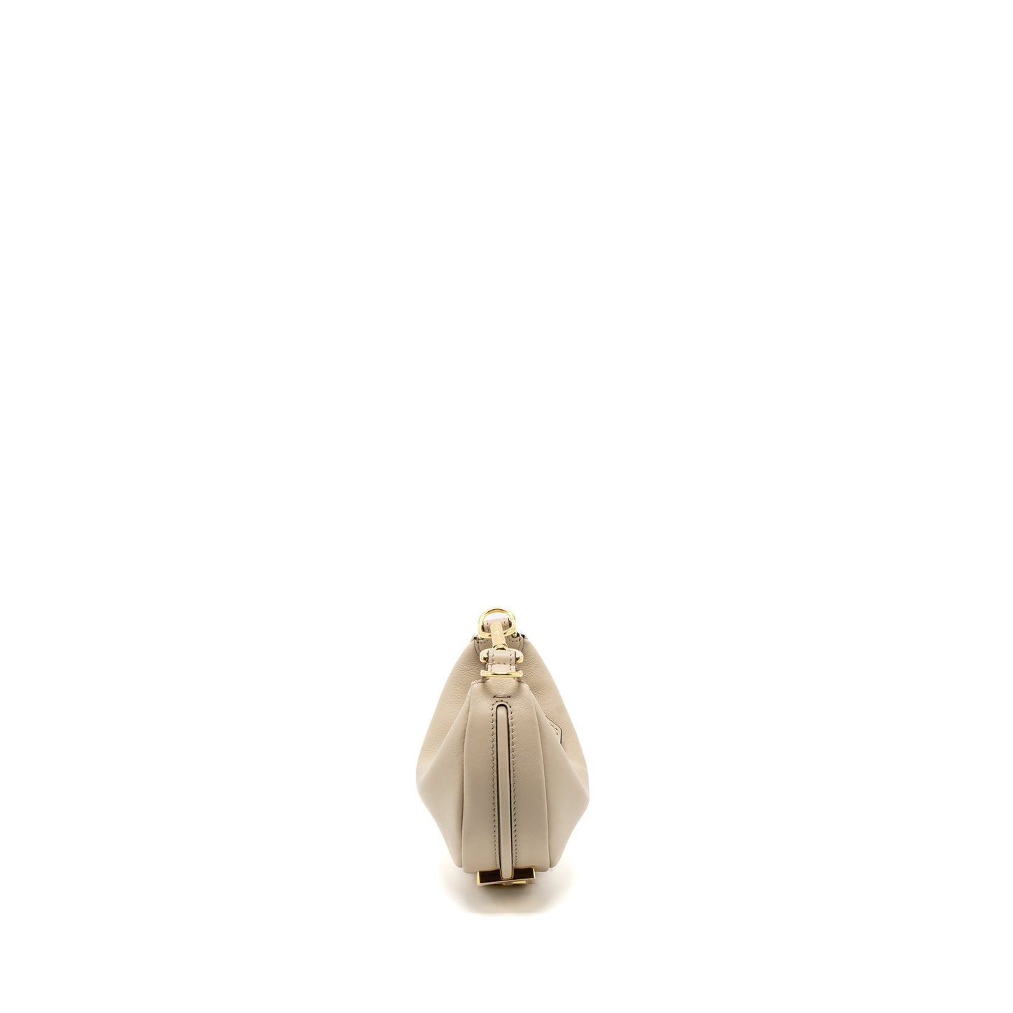 Fendi Nano Fendigraphy Leather Charm Calfskin Beige