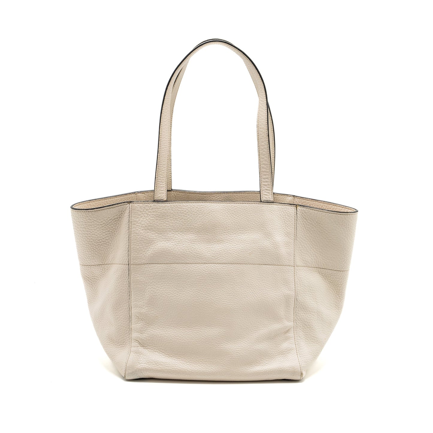 Prada Tote Purse Calfskin White