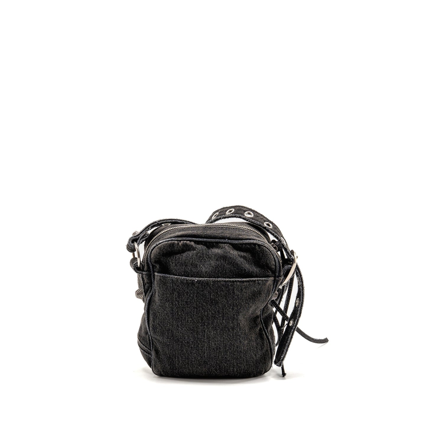 Balenciaga Le Cagole Crossbody Purse Denim Black