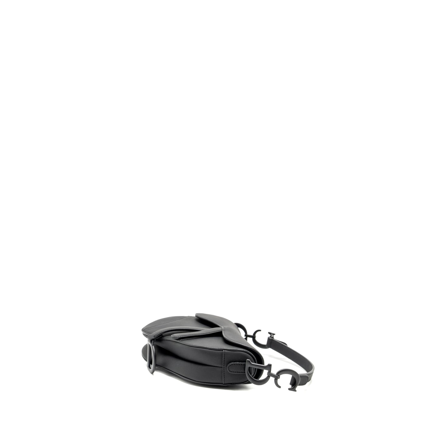 Dior Mini Saddle Purse Calfskin so black
