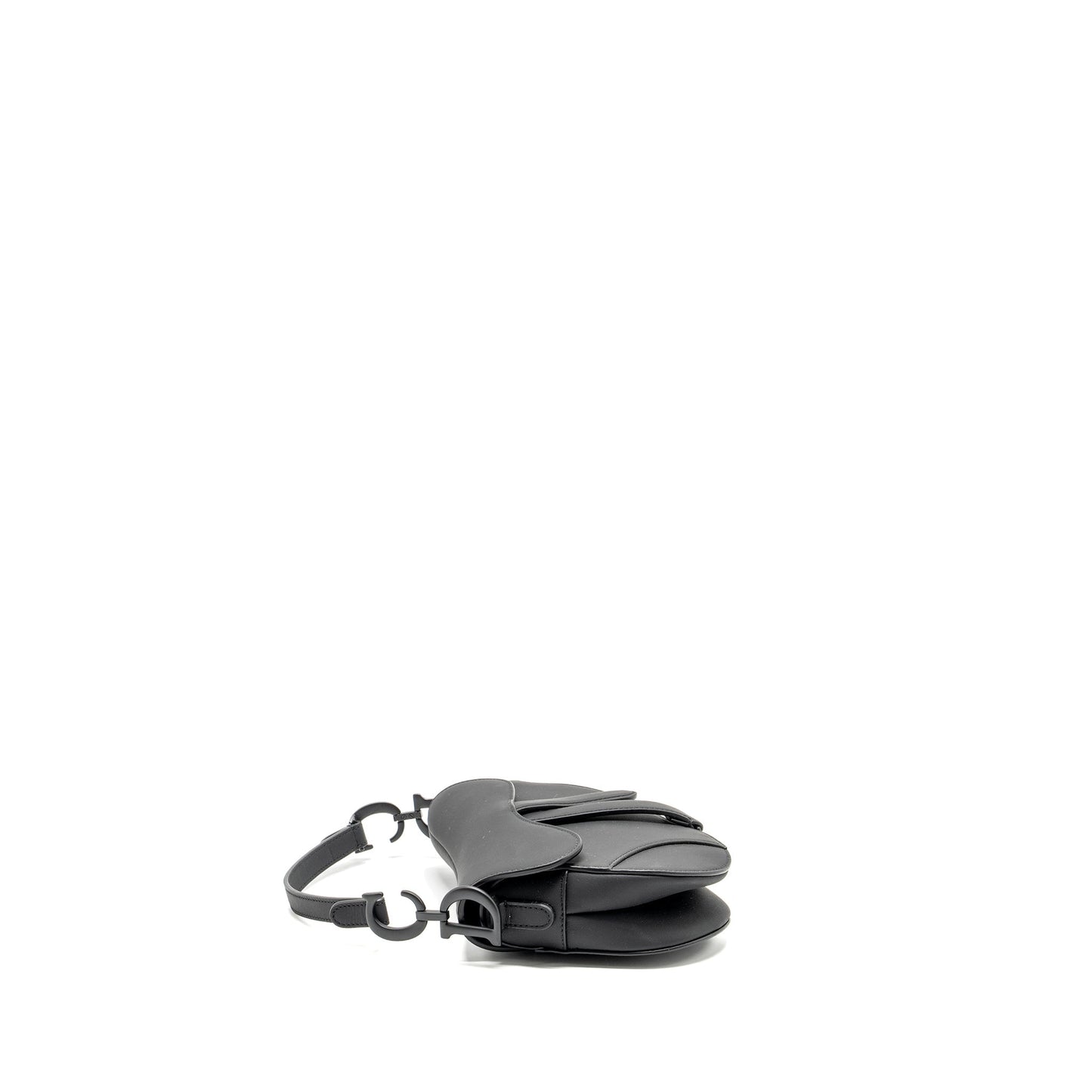 Dior Mini Saddle Purse Calfskin so black
