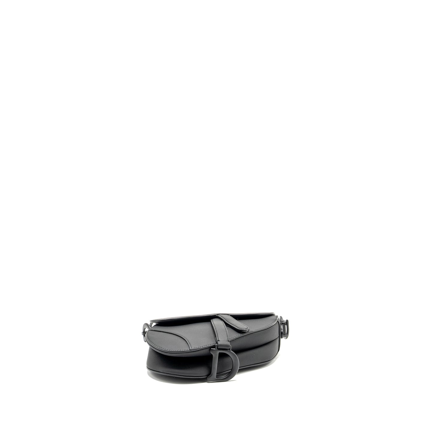 Dior Mini Saddle Purse Calfskin so black