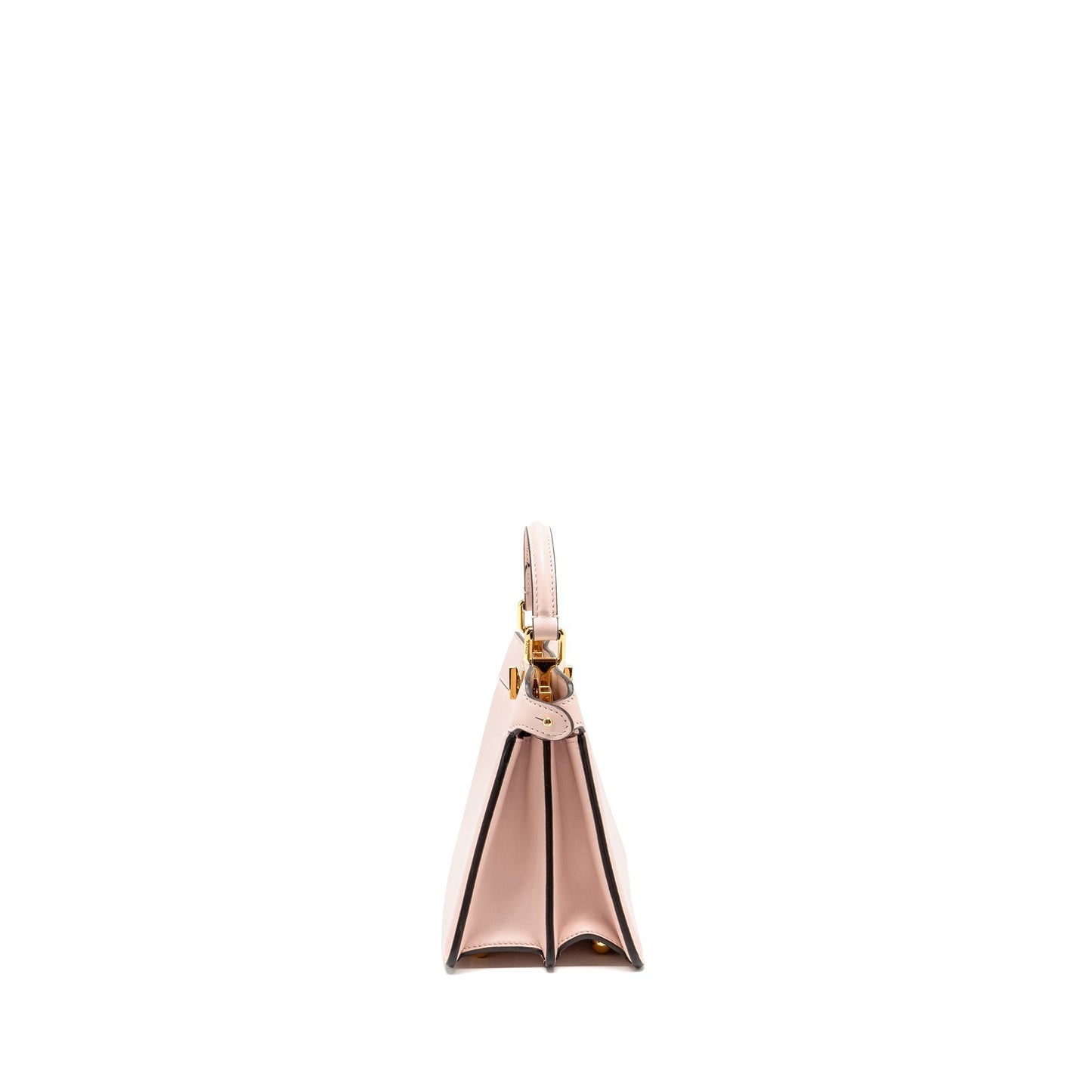 Fendi Mini Peekaboo ISEEU Petite Purse Calfskin Pale Pink