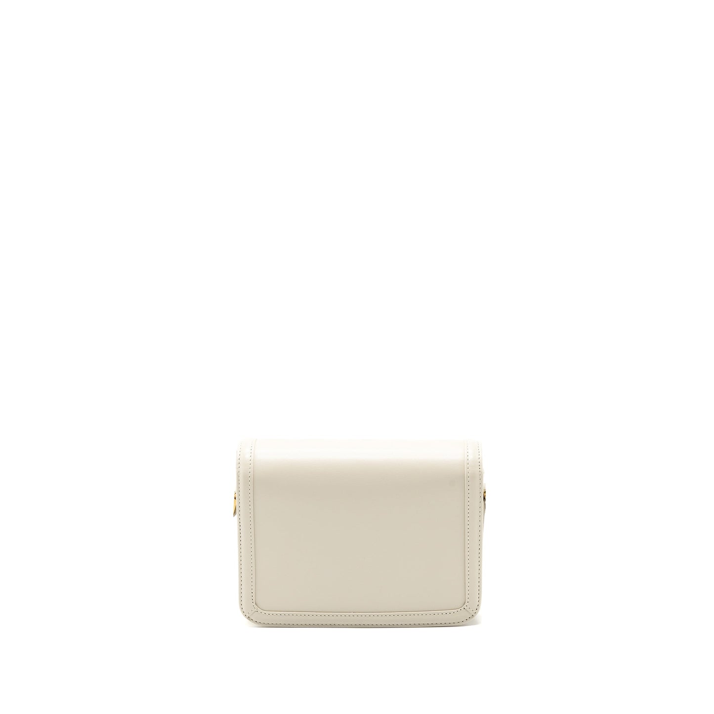 Saint Laurent Small Solferino Satchel Crossbody Purse White