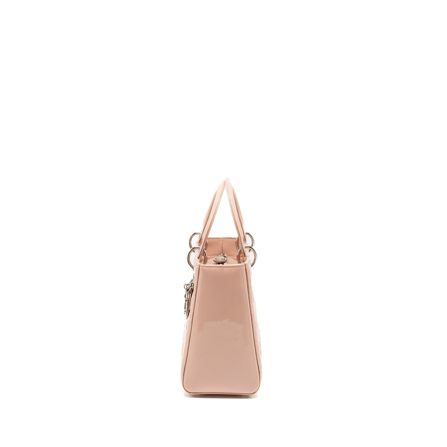 Dior Medium Lady Dior Patent Pink