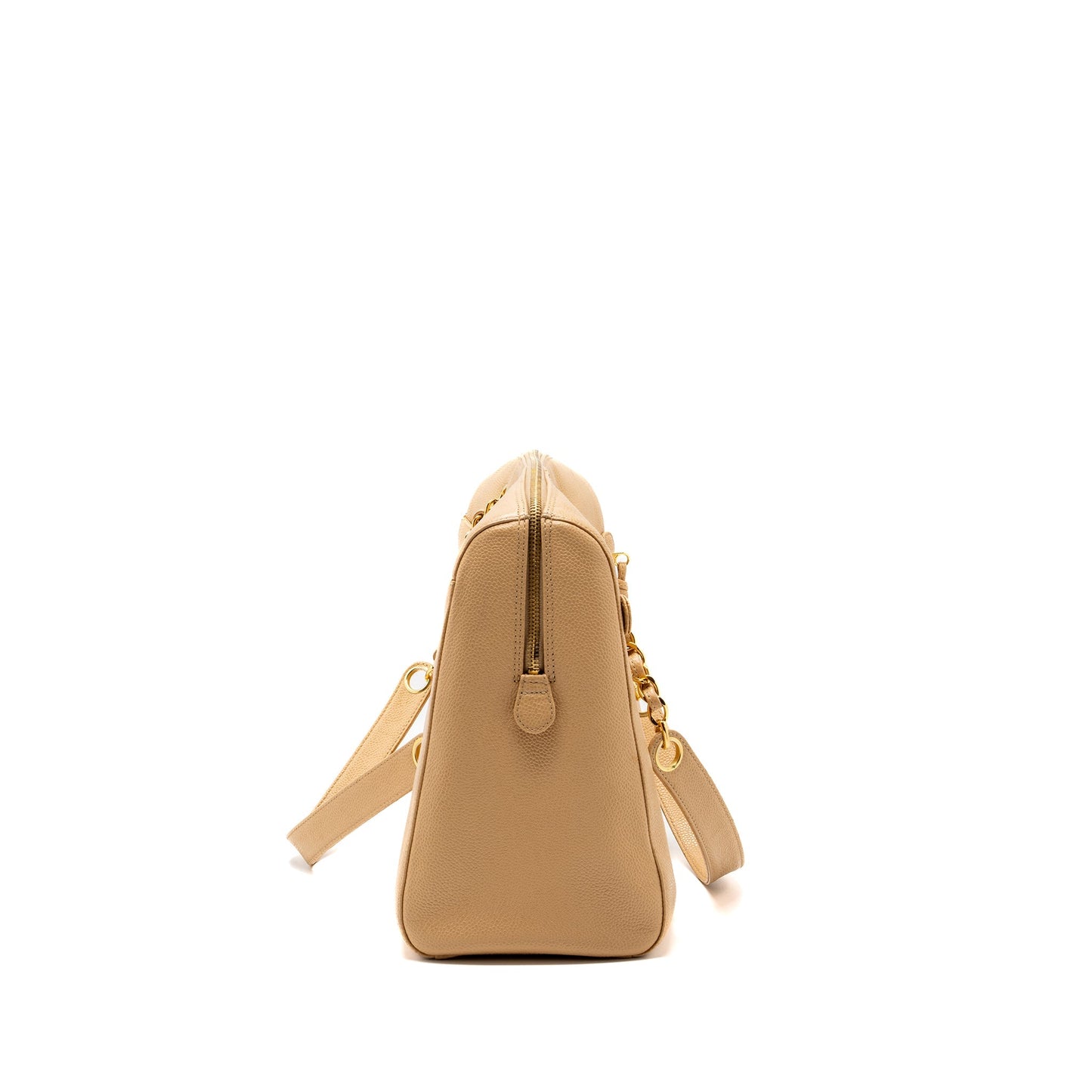 Chanel   Tote Bag Caviar Beige GHW