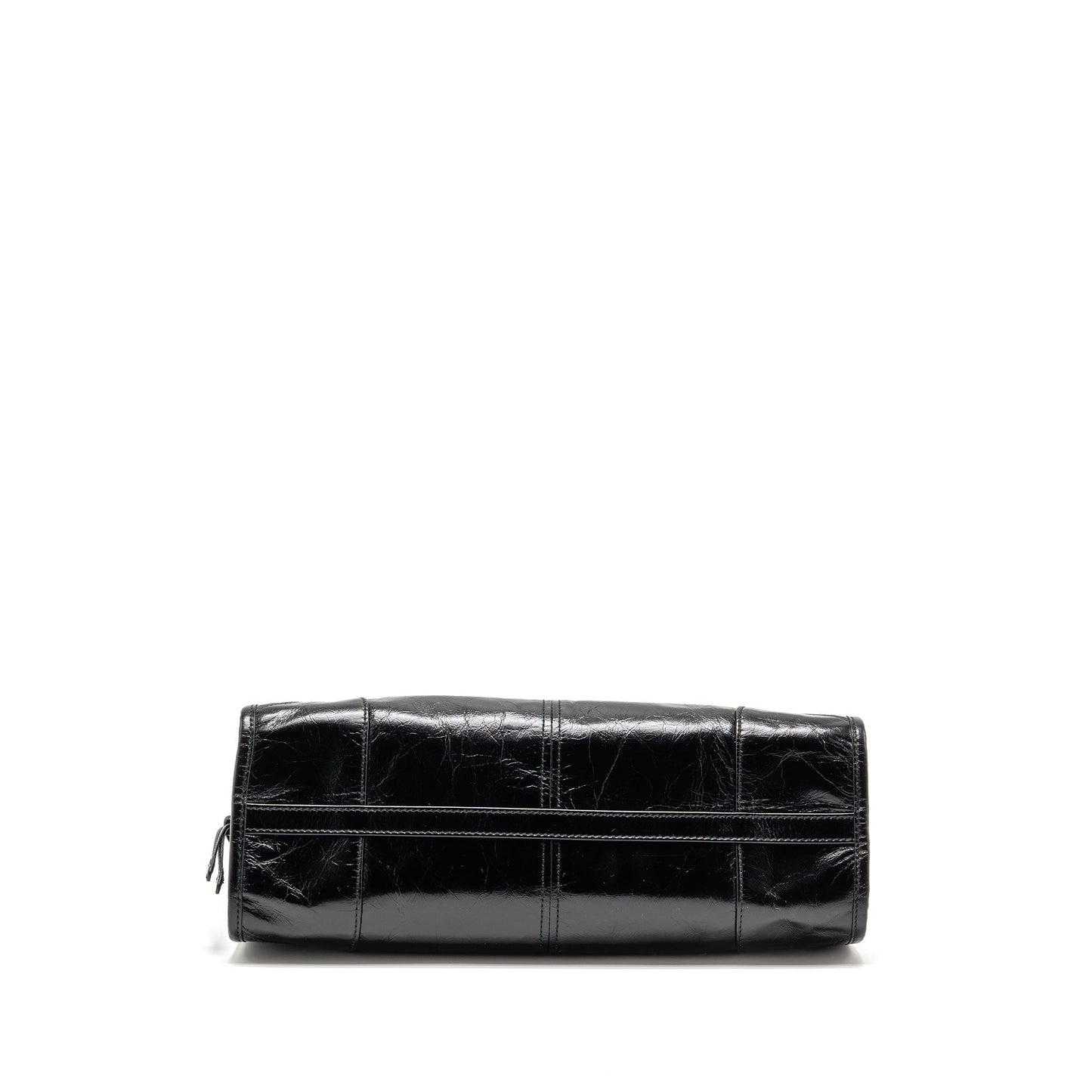 Prada Bonnie Medium Leather Handbag Calfskin black