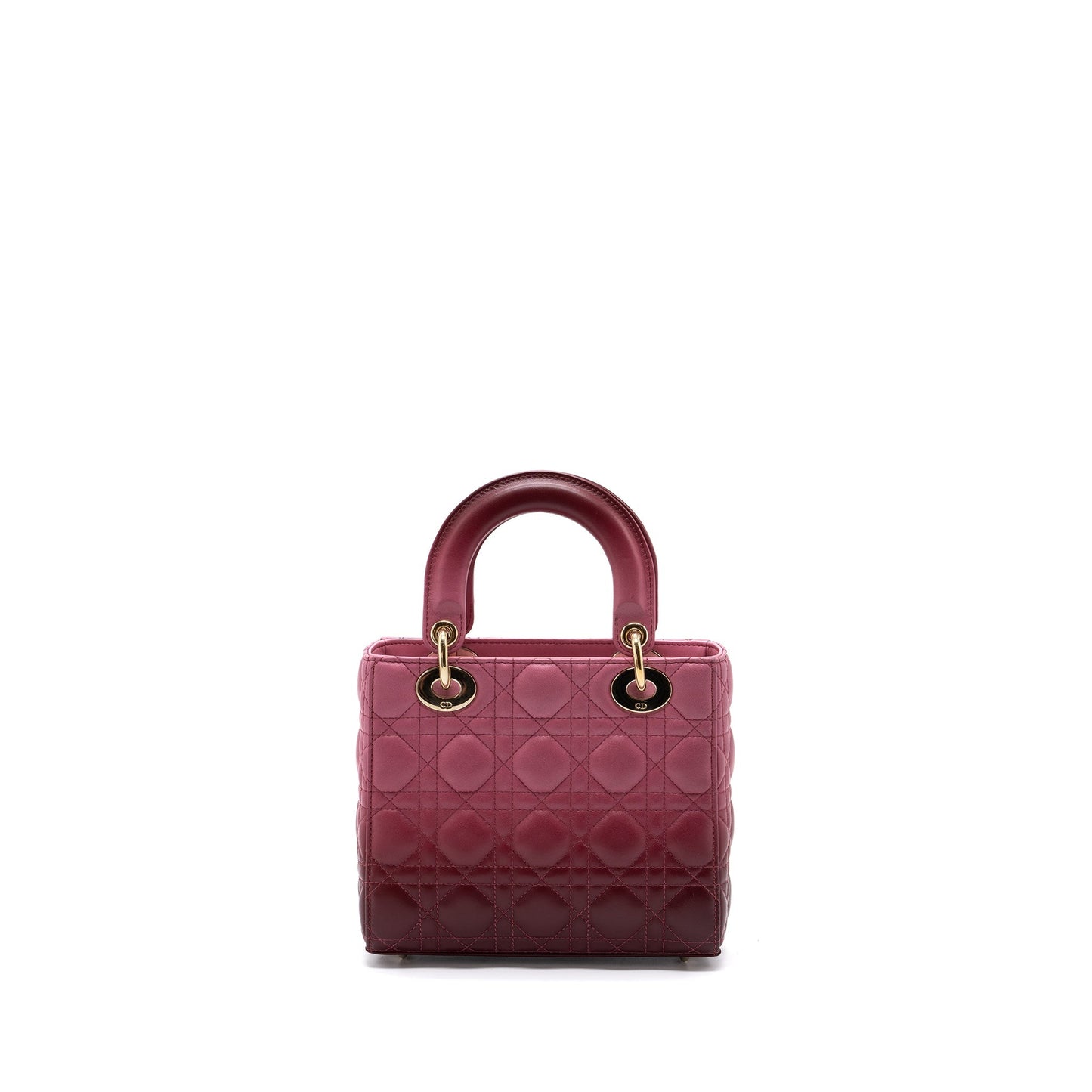 Dior My Dior Small Lady Dior Cannage Lambskin Pink Gradient