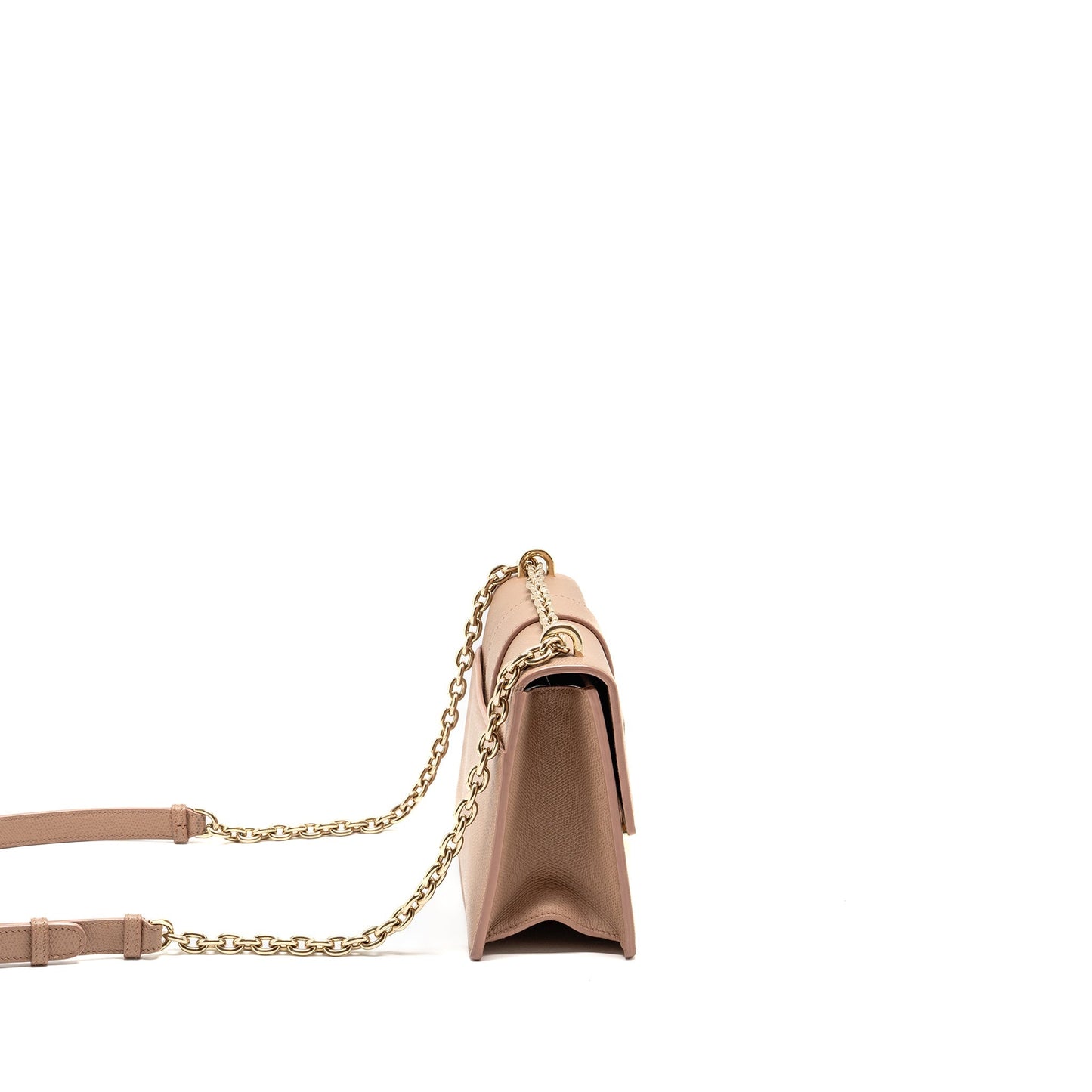 Dior 30 Montaigne Chain Purse Calfskin Pink