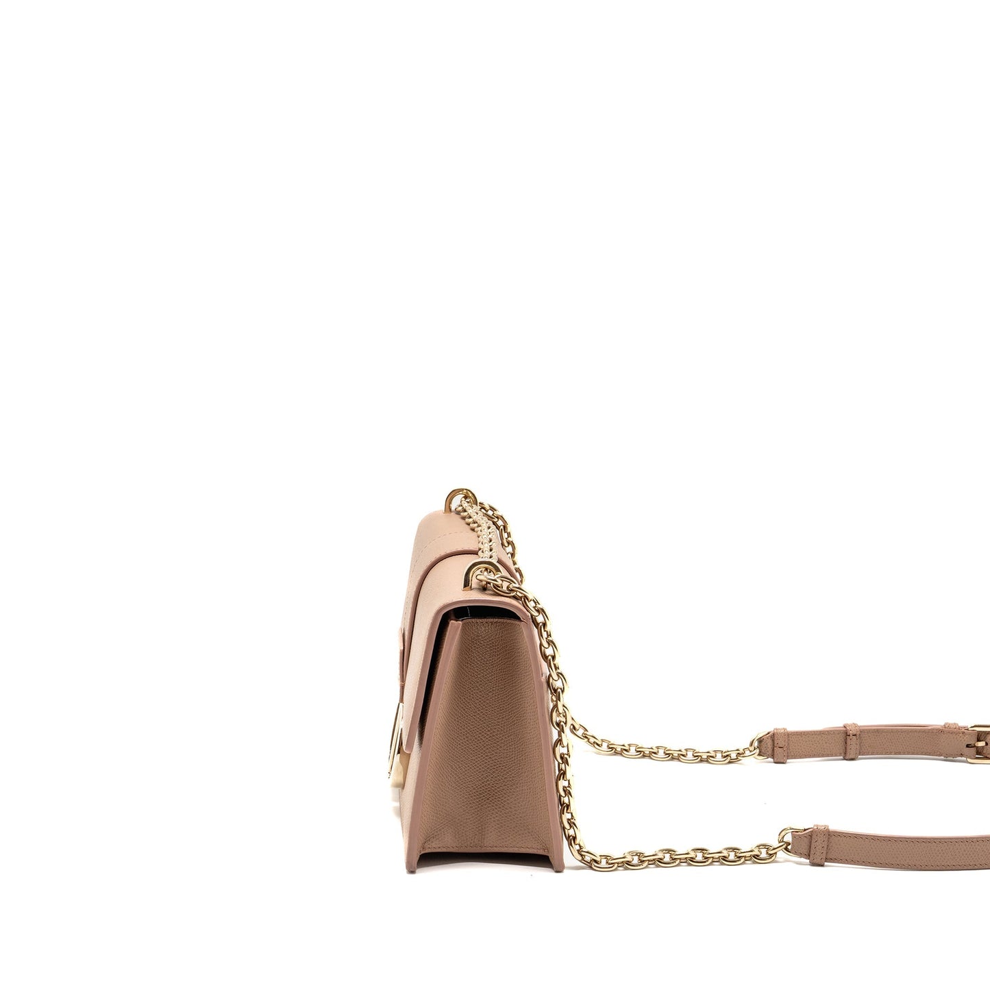 Dior 30 Montaigne Chain Purse Calfskin Pink