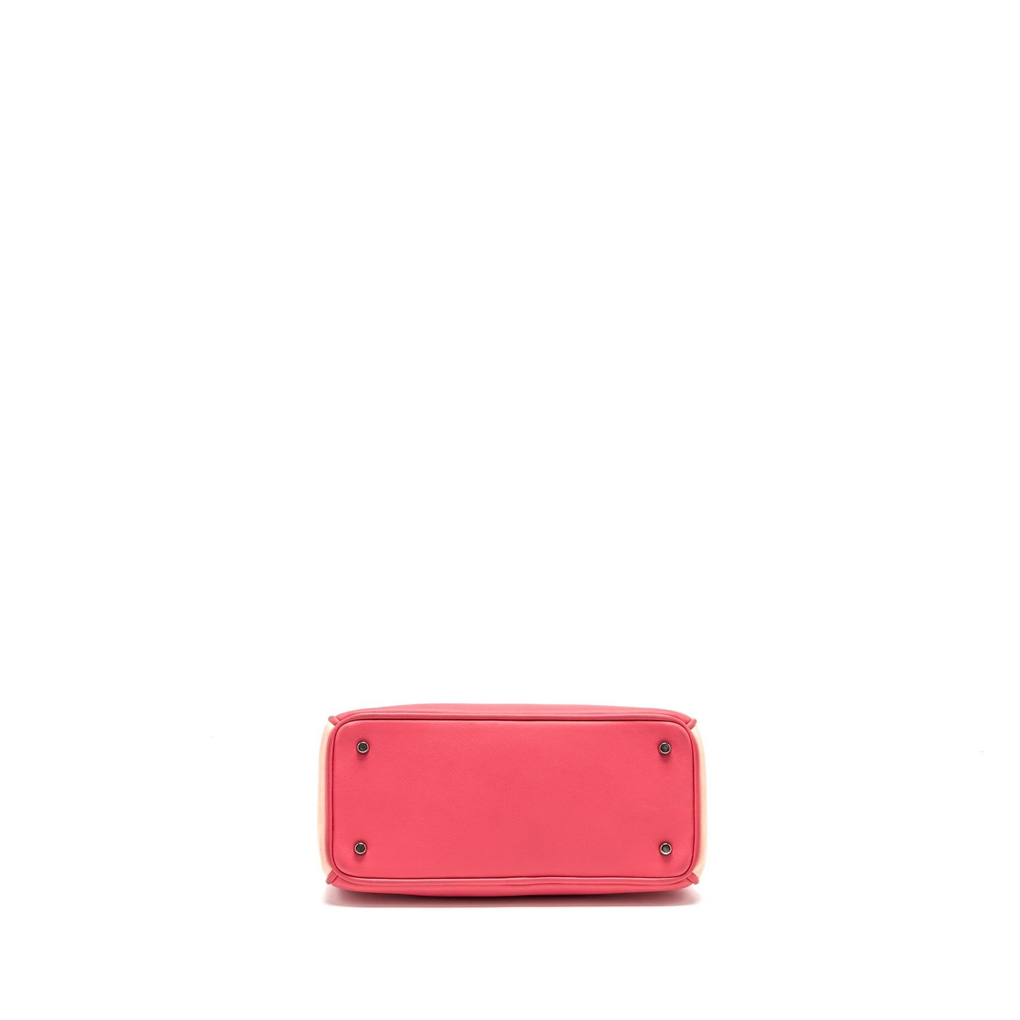Dior Mini Diorissimo Tote Purse Calfskin Dark Pink/Light Pink