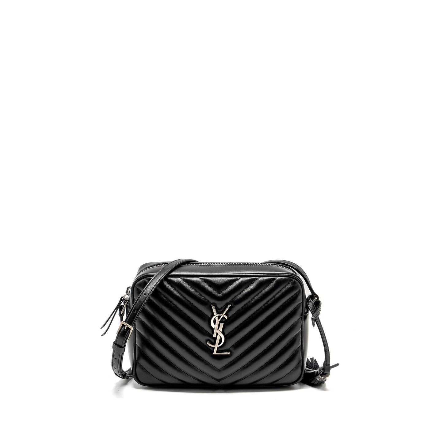 Saint Laurent Lou Camera Purse calfskin black ruthenium