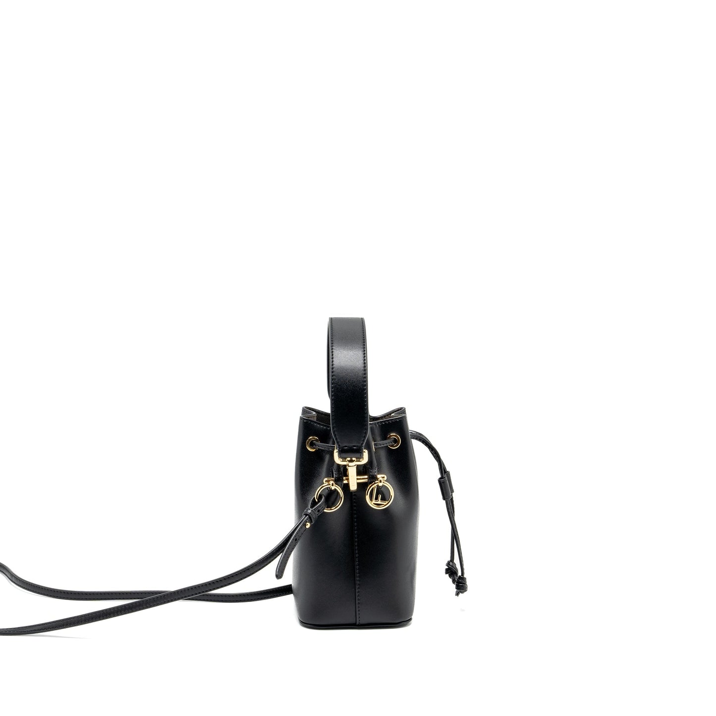 Fendi Mini Mon Tresor bucket Purse calfskin black