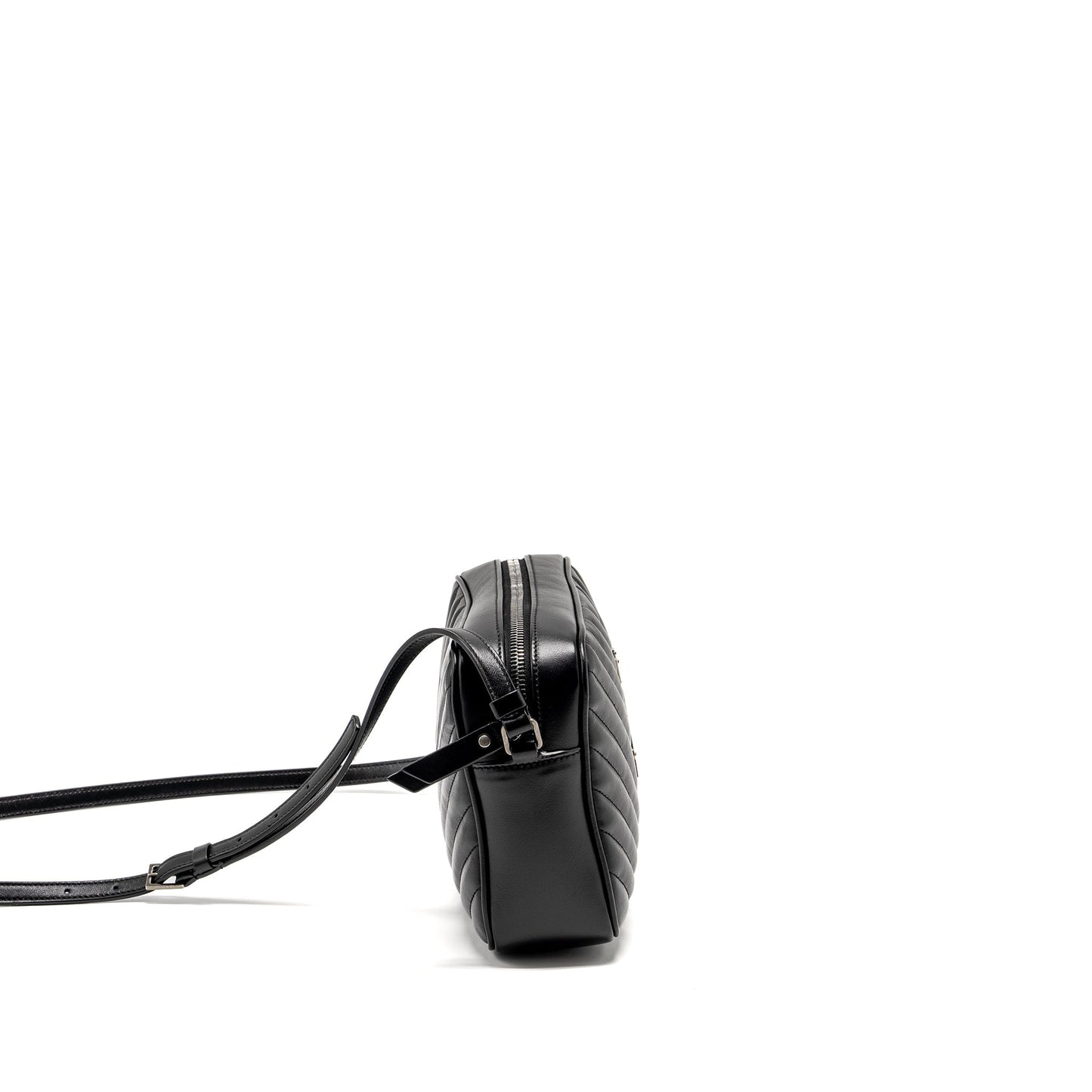 Saint Laurent Lou Camera Purse calfskin black ruthenium