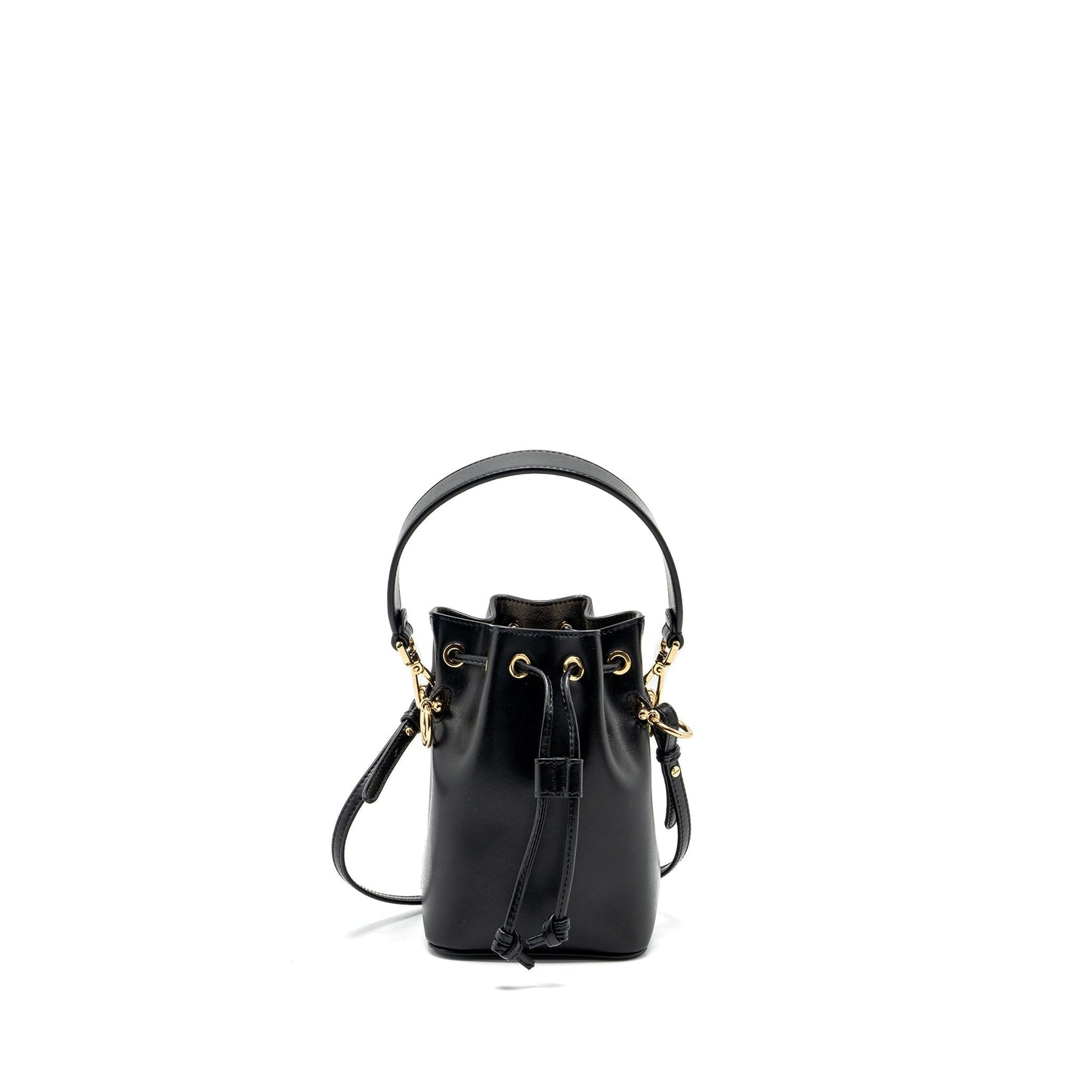 Fendi Mini Mon Tresor bucket Purse calfskin black