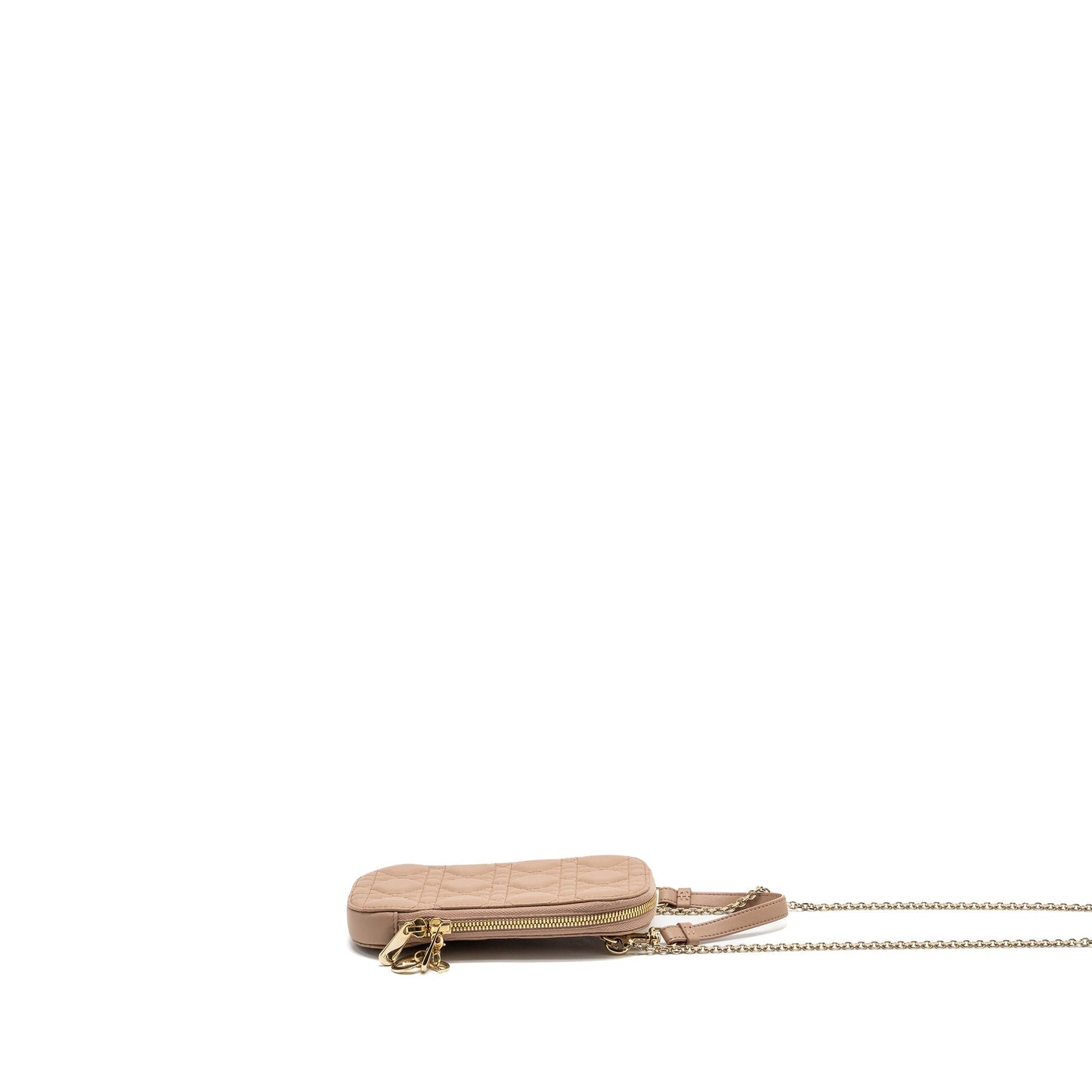 Dior Lady Dior Call'in Dior Phone Holder Lambskin dusty pink