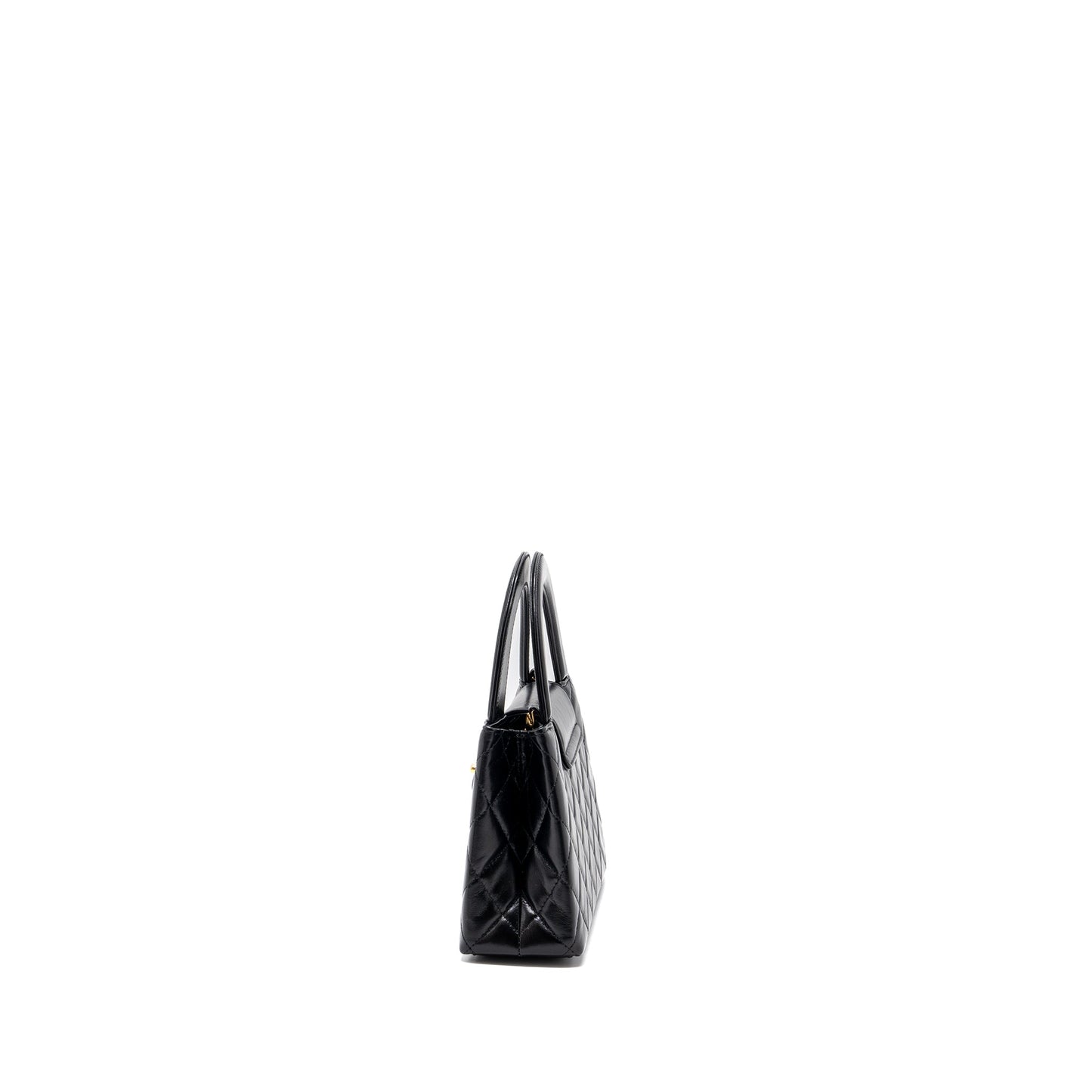 Chanel 23k Mini Shopping Tote Calfskin Black GHW(Microchip)