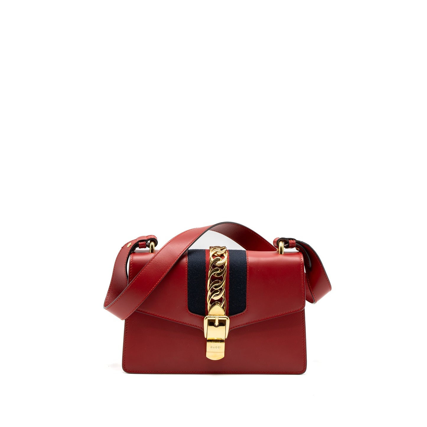 Gucci Small Sylvie Bag Calfskin Red