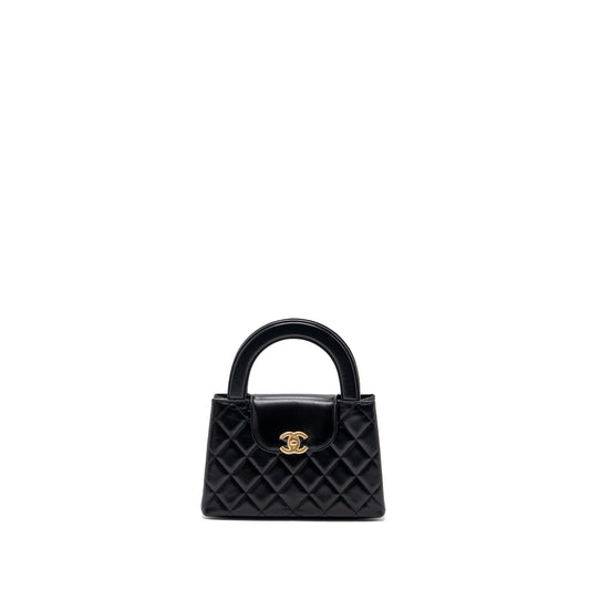 Chanel 23k Mini Shopping Tote Calfskin Black GHW(Microchip)