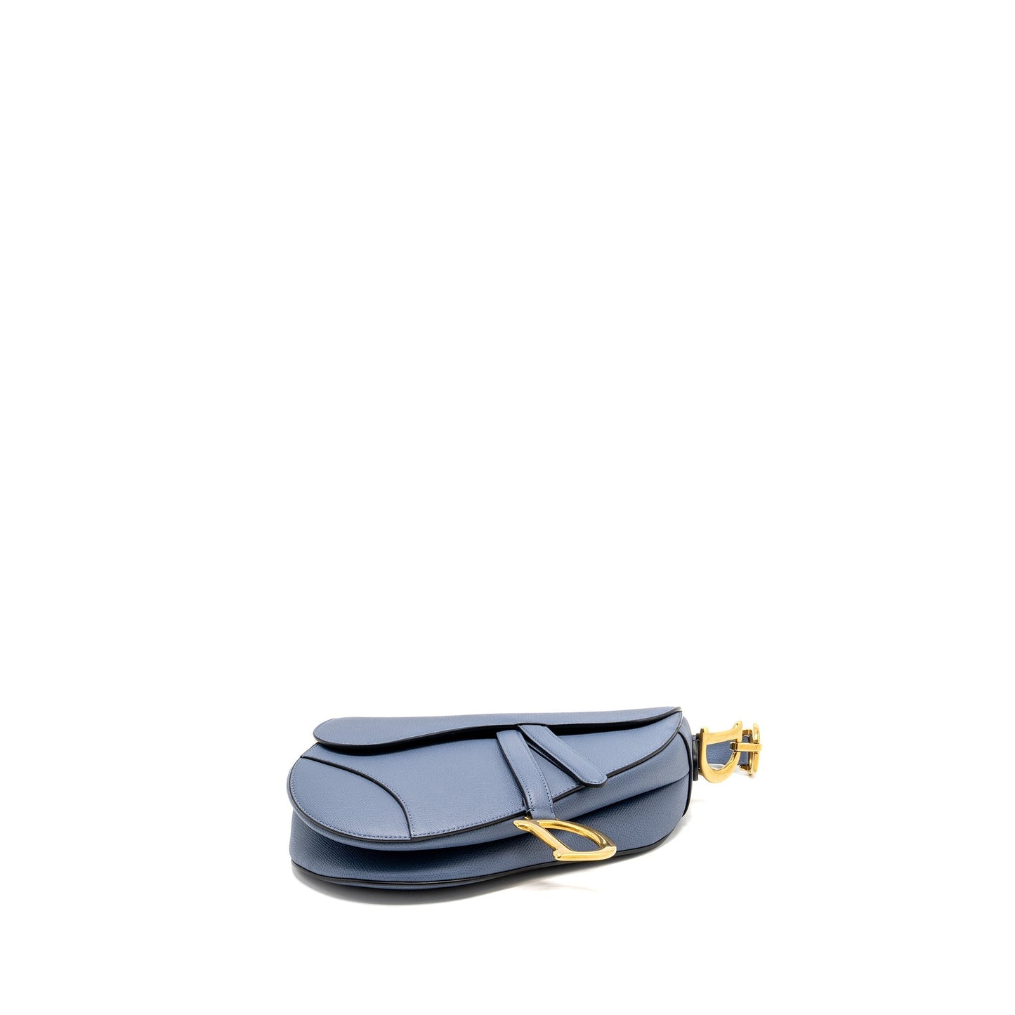 Dior Medium Saddle Purse Calfskin Blue