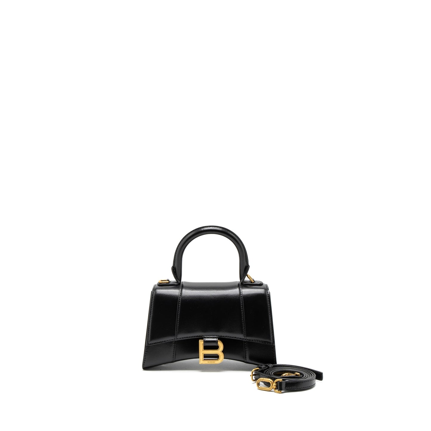 Balenciaga Hourglass Calfskin Black