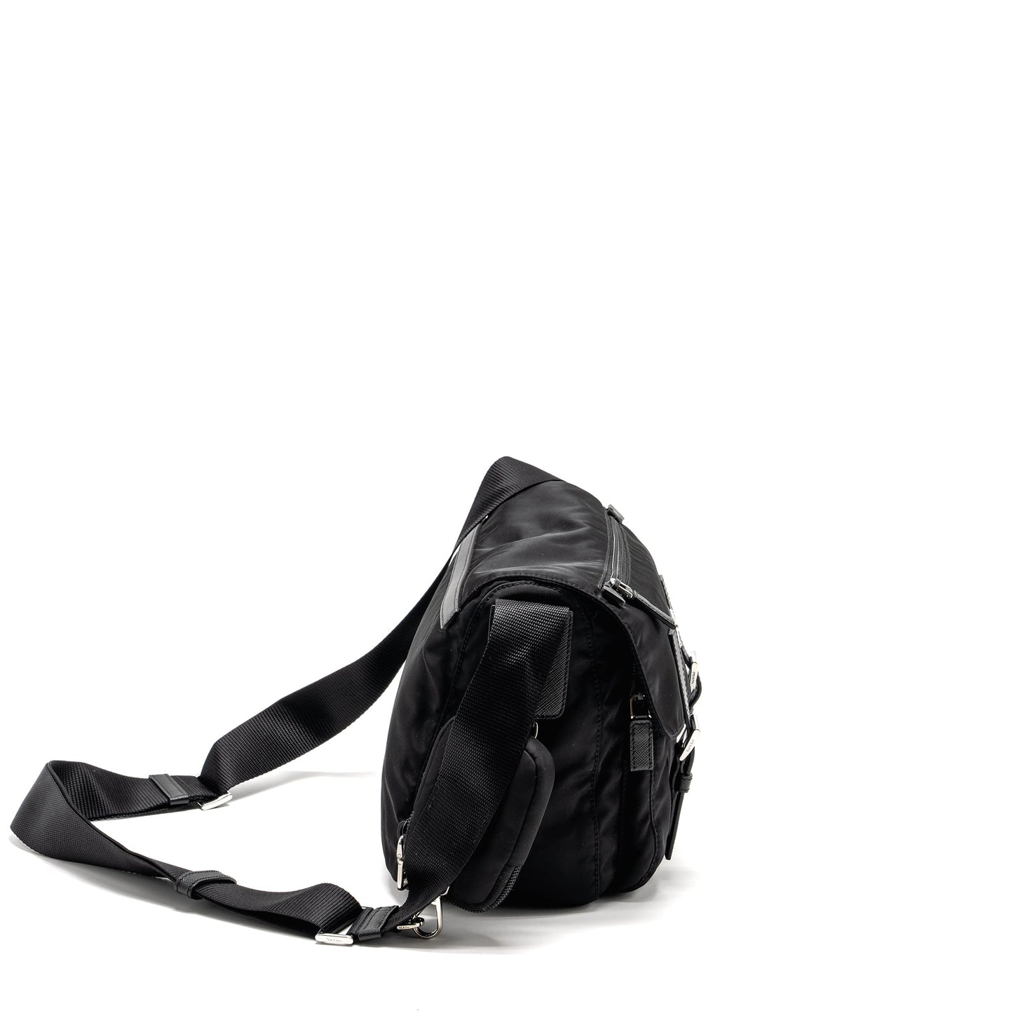 Prada Messenger Purse Re-Nylon Black