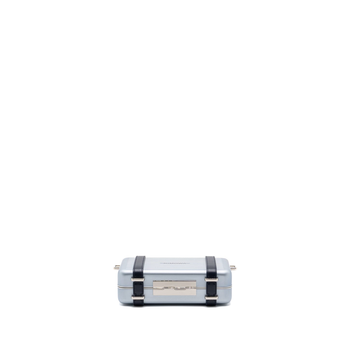 Dior X Rimowa clutch trunk Purse aluminium / calfskin silver / black