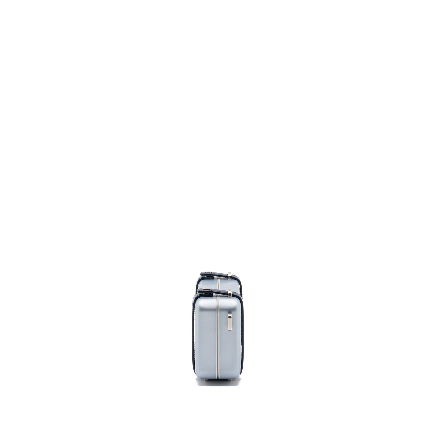 Dior X Rimowa clutch trunk Purse aluminium / calfskin silver / black