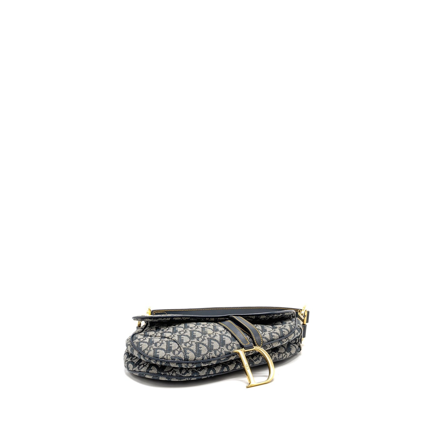 Dior   Saddle Purse Canvas / Leather Blue/Multicolour