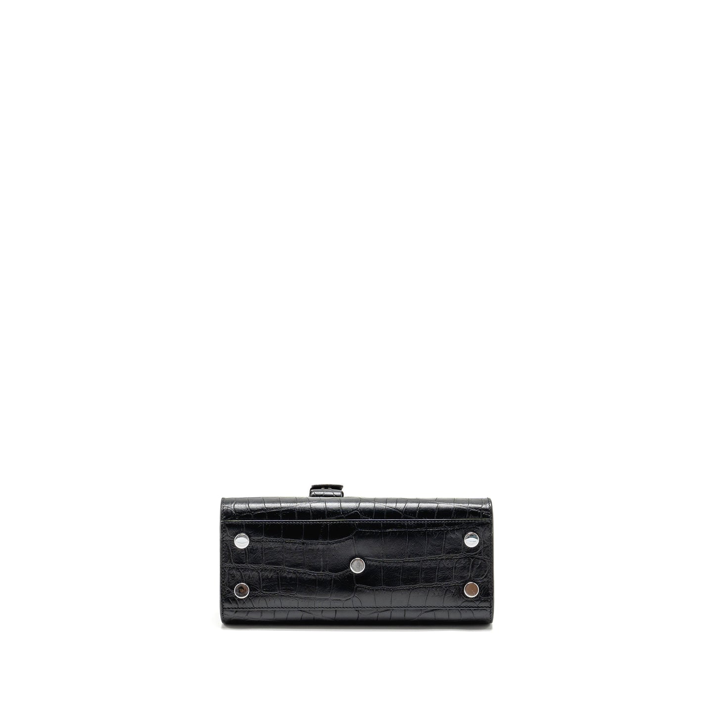 Saint Laurent Nano Sac De jour Crocodile-Embossed calfskin black