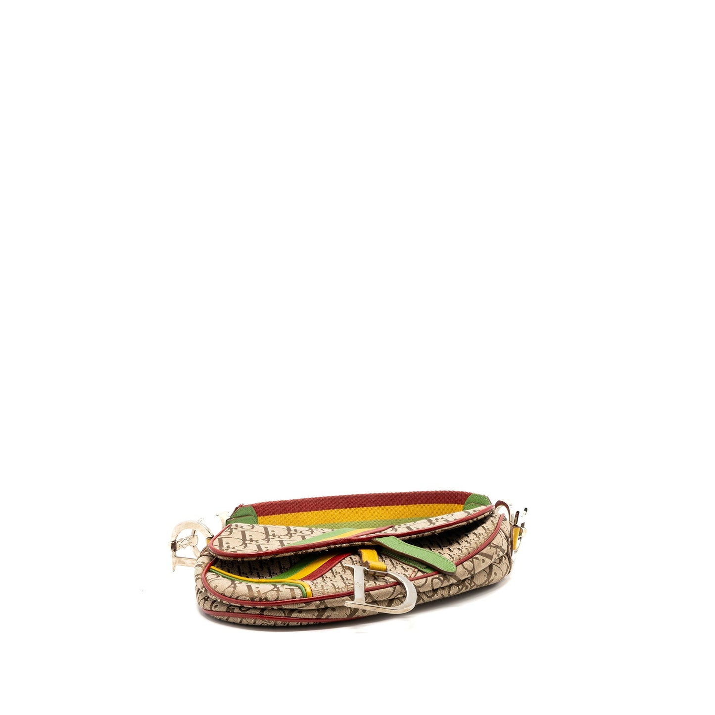 Dior   Saddle Purse Canvas/ Leather Multicolour