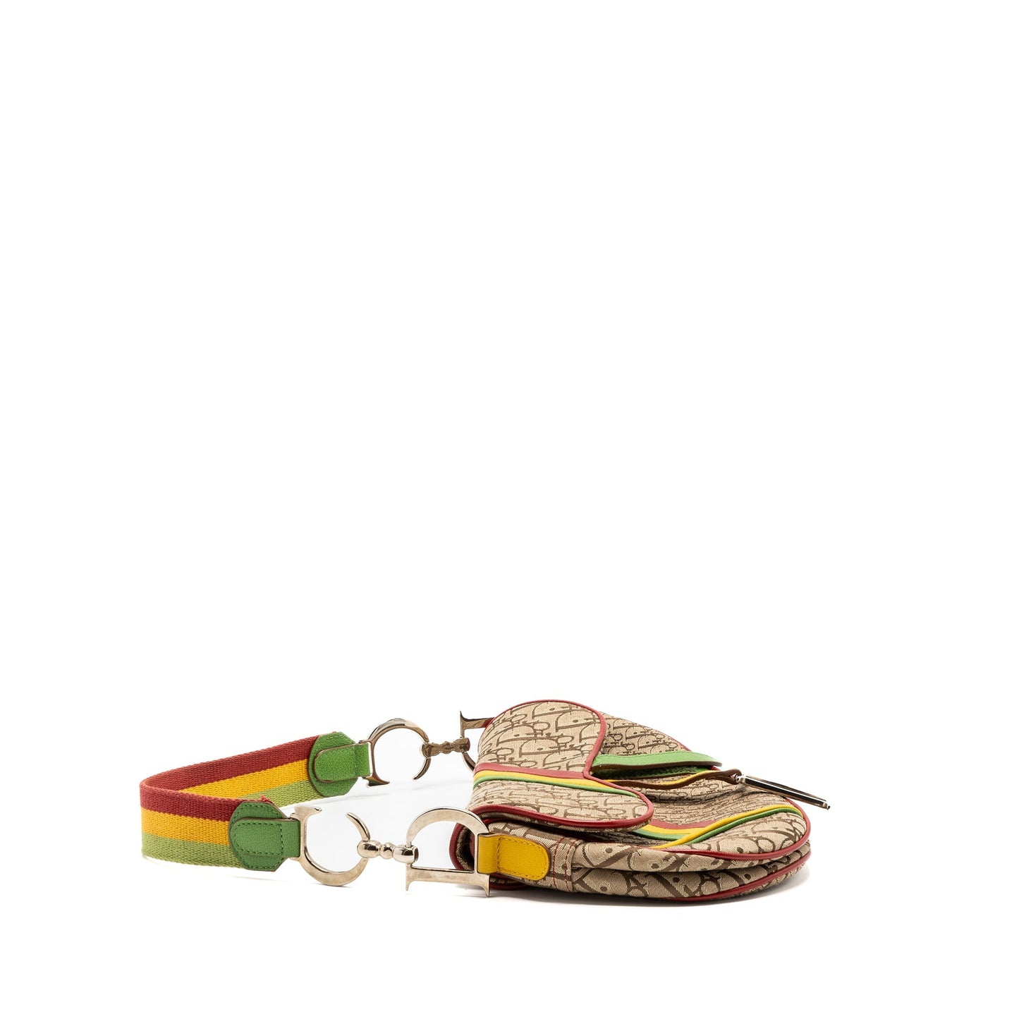 Dior   Saddle Purse Canvas/ Leather Multicolour