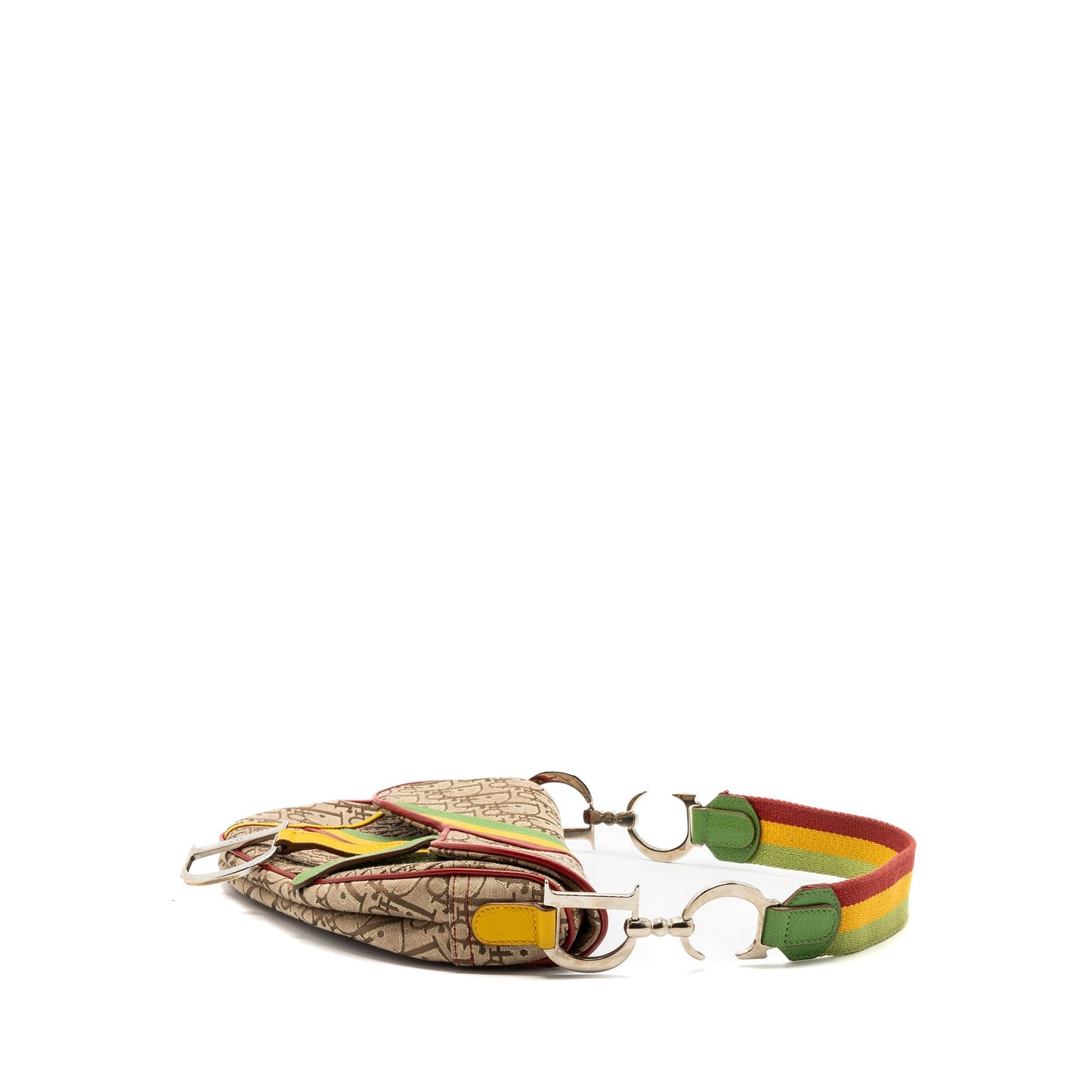 Dior   Saddle Purse Canvas/ Leather Multicolour