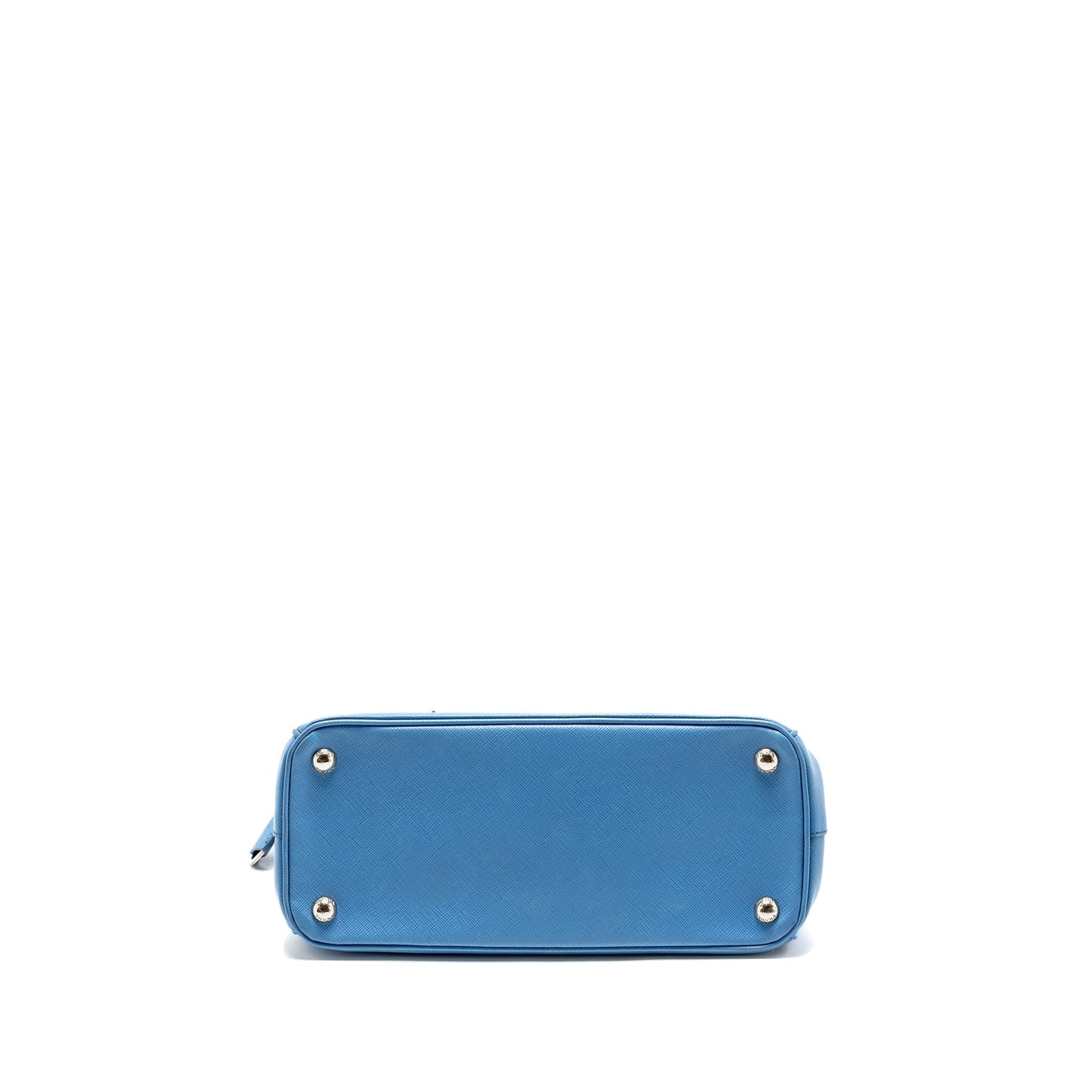 Prada Medium Galleria Saffiano Purse Leather Blue