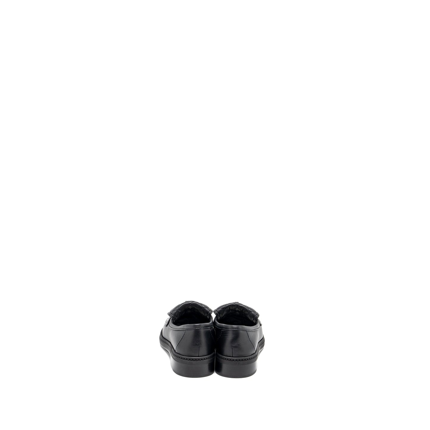 Chanel Size 37 24C Quilted CC Logo Loafer So Black